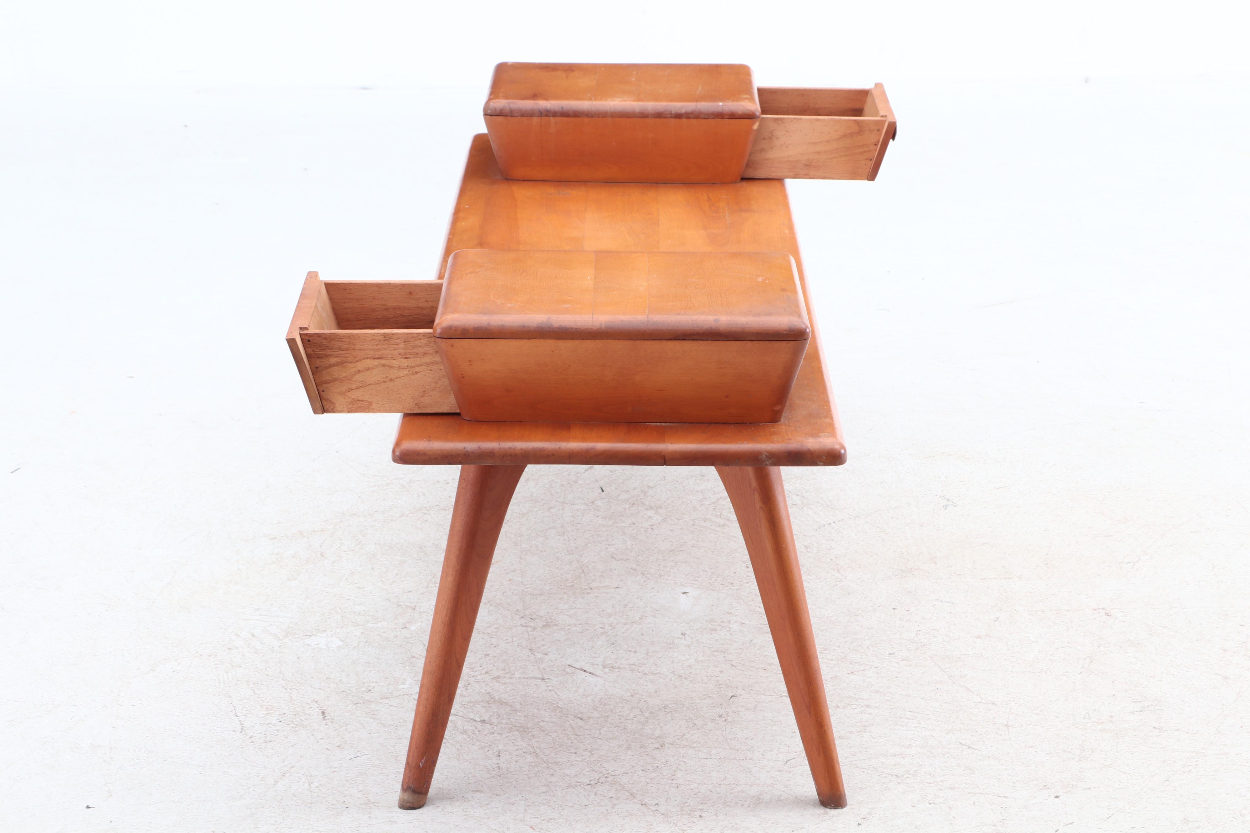 Mid Century Modern Maple Coffee Table