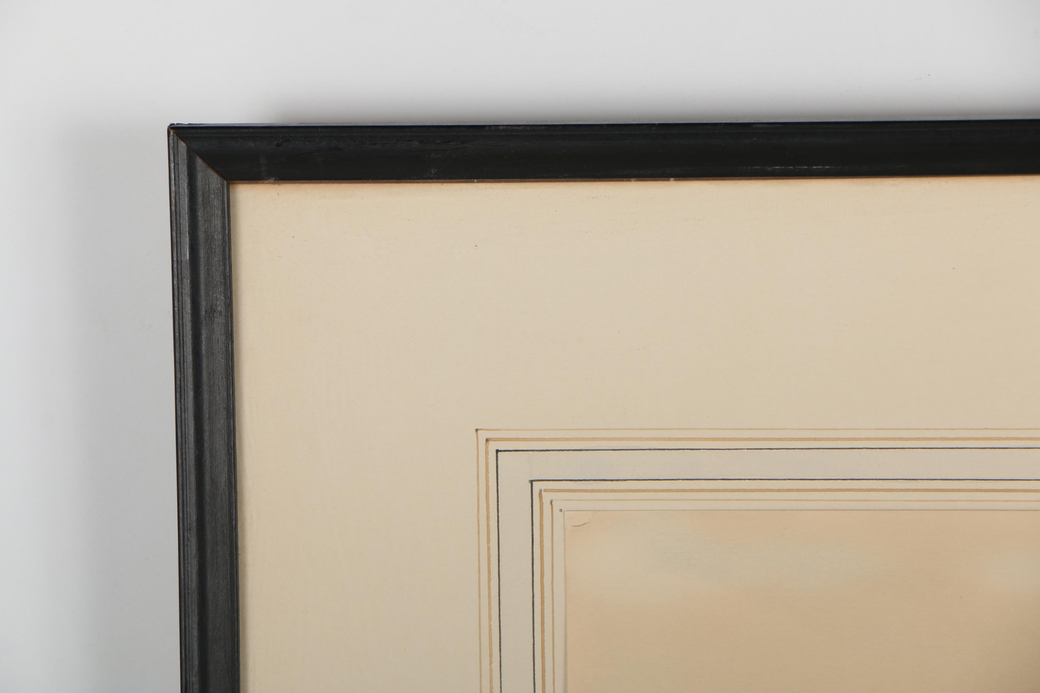 John Sudy Watercolor Painting of Flying Ducks