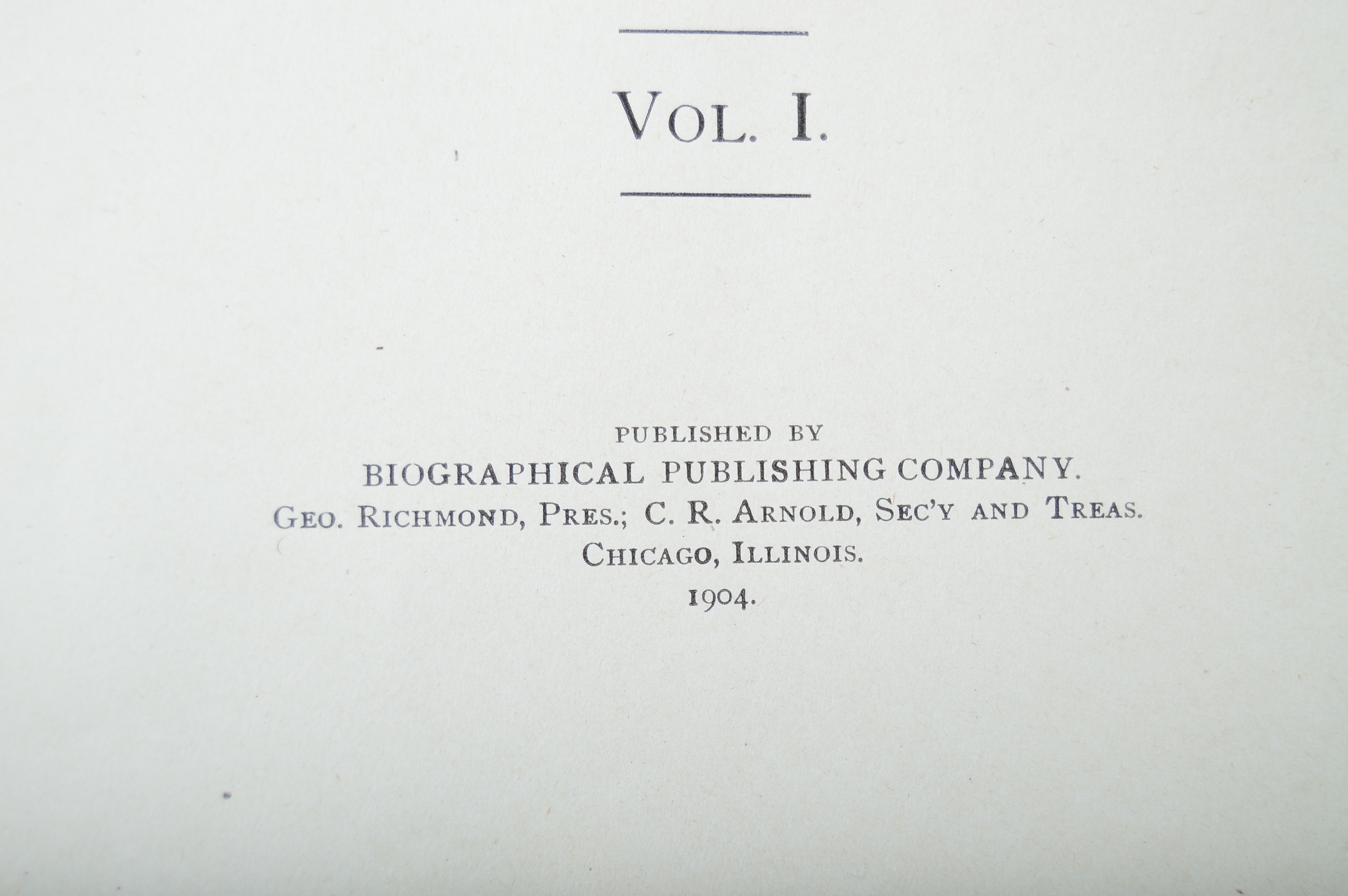 "Centennial History of Cincinnati" by Charles Greve, circa 1904