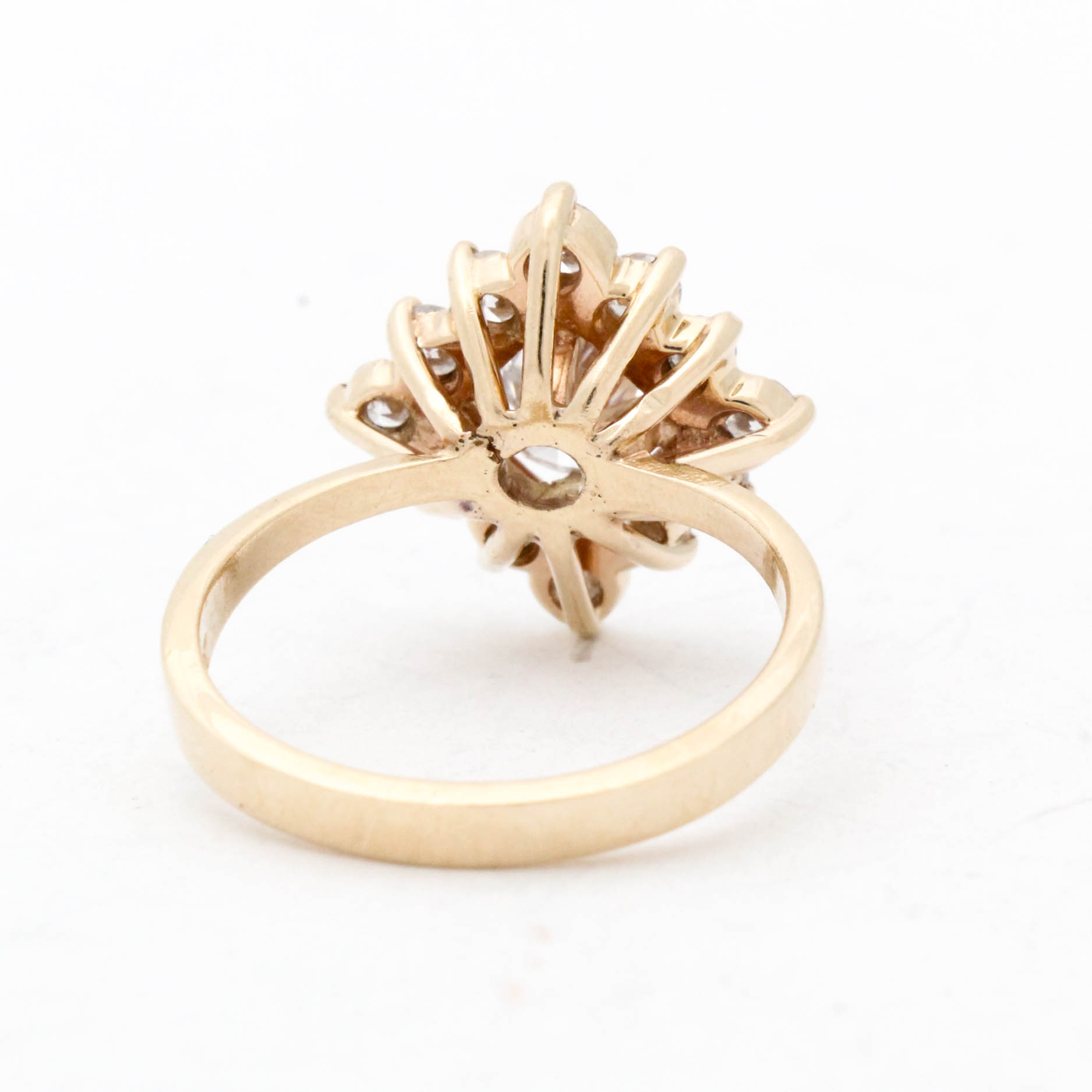 14K Yellow Gold 1.31 CTW Diamond Ring