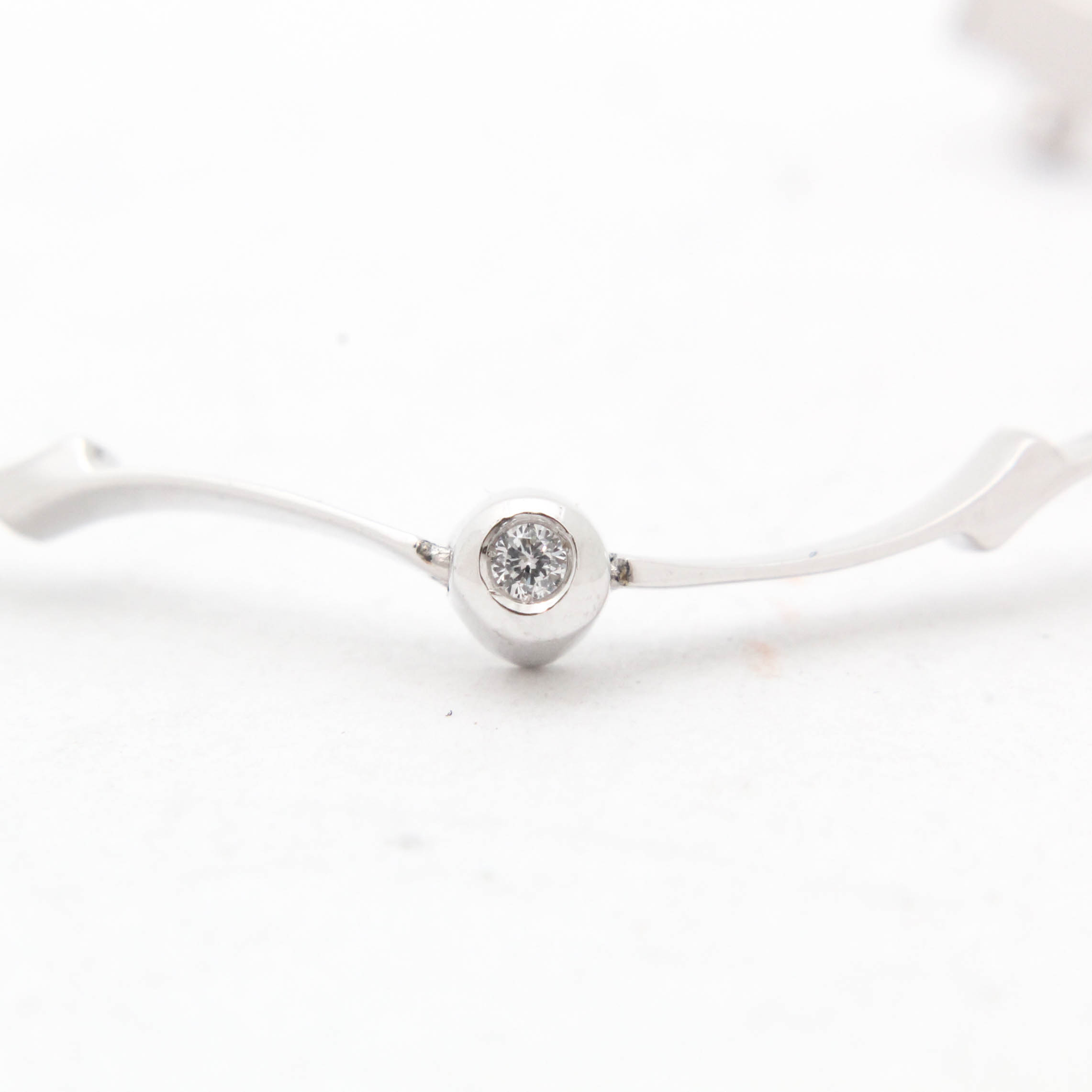 18K White Gold Diamond Bracelet