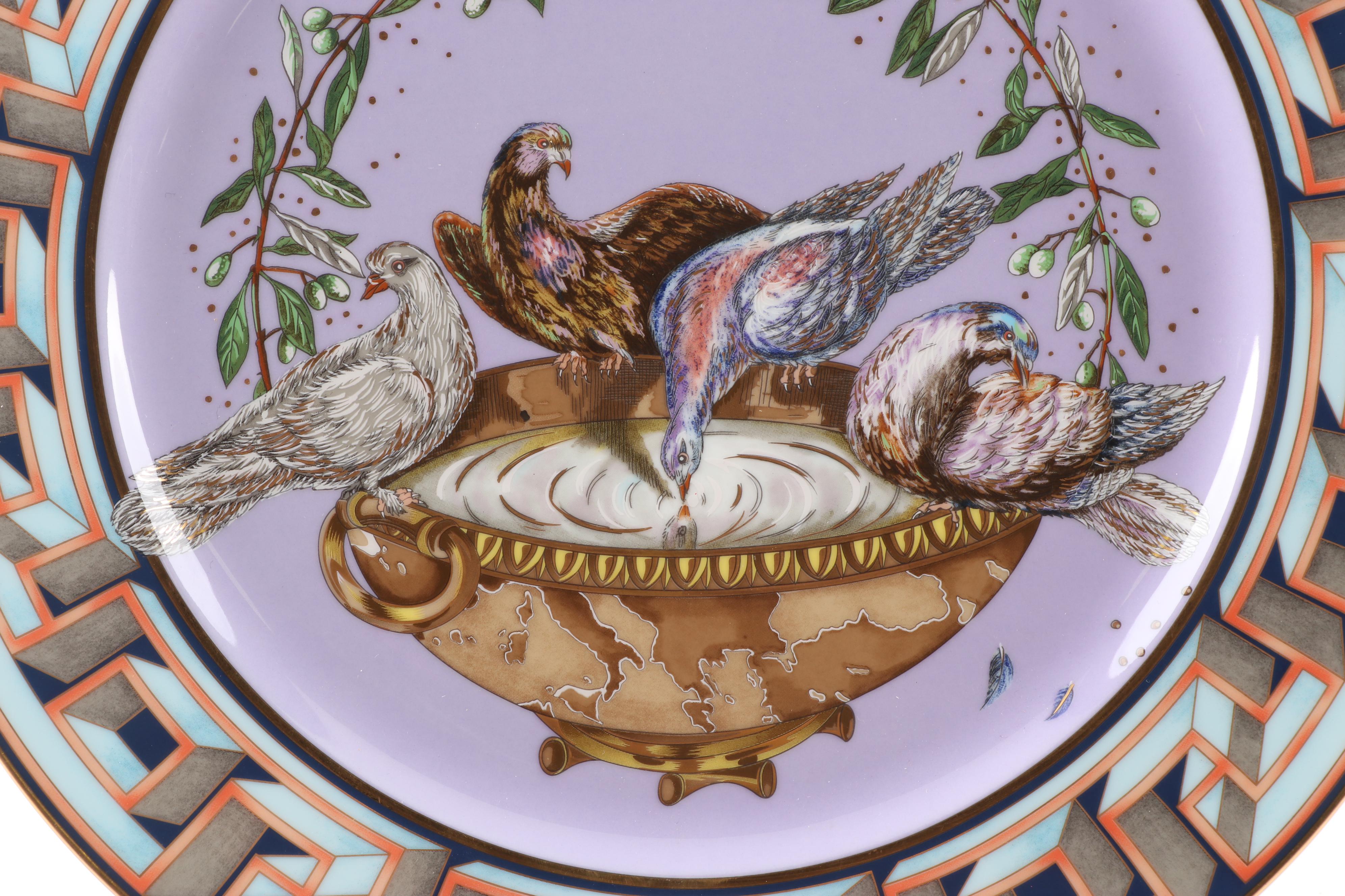 Rosenthal Versace "A World of Peace" Limited Edition Plate with Box