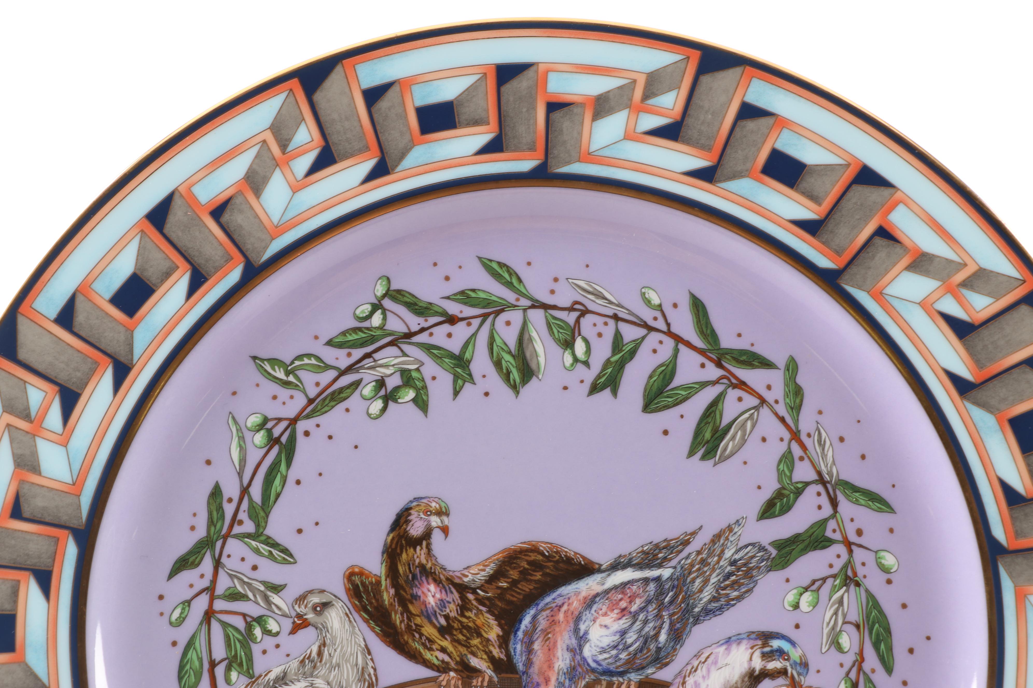 Rosenthal Versace "A World of Peace" Limited Edition Plate with Box