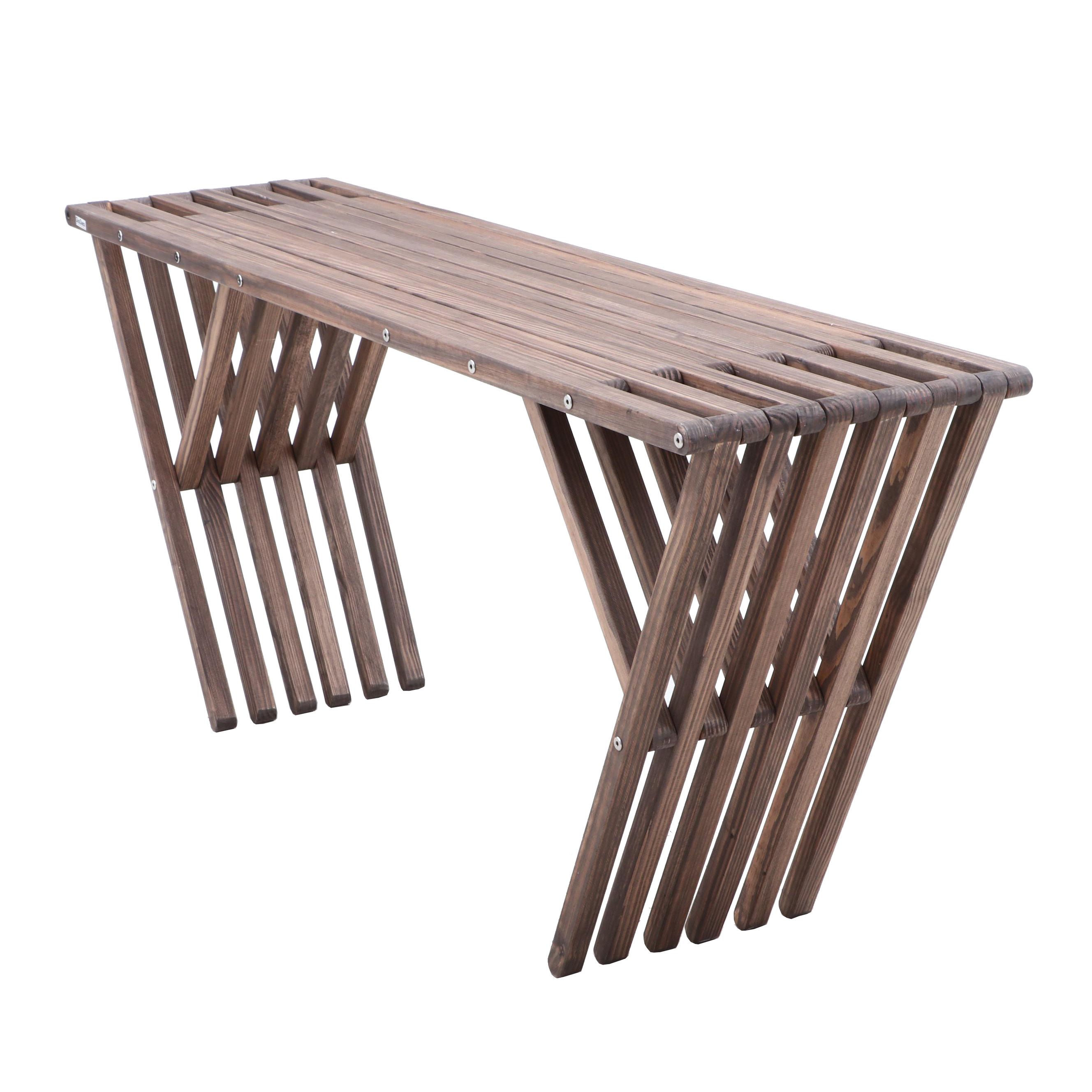 "X Square" Weathered Oak Console Table by "GloDea"