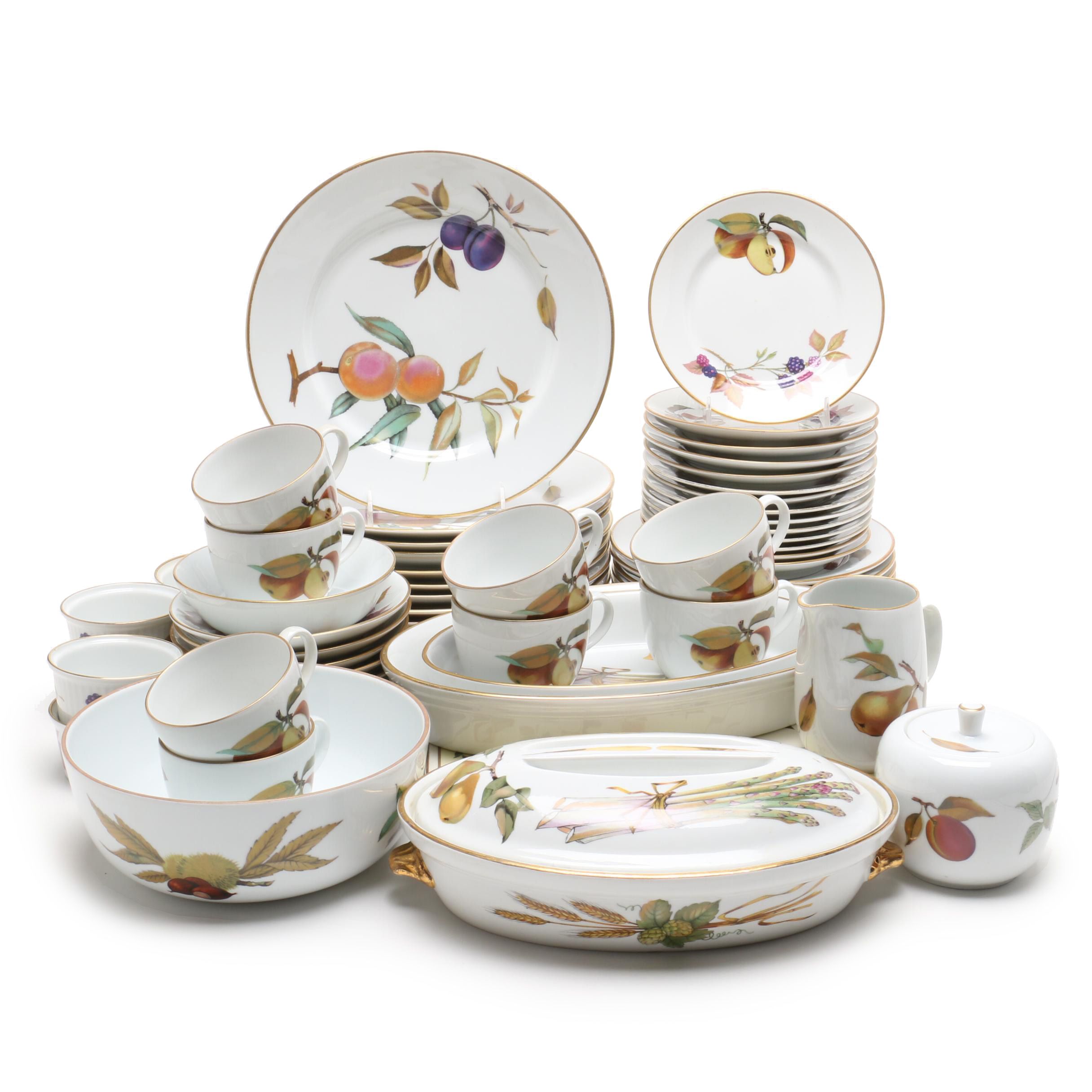 Royal Worcester "Evesham" Porcelain China Tableware