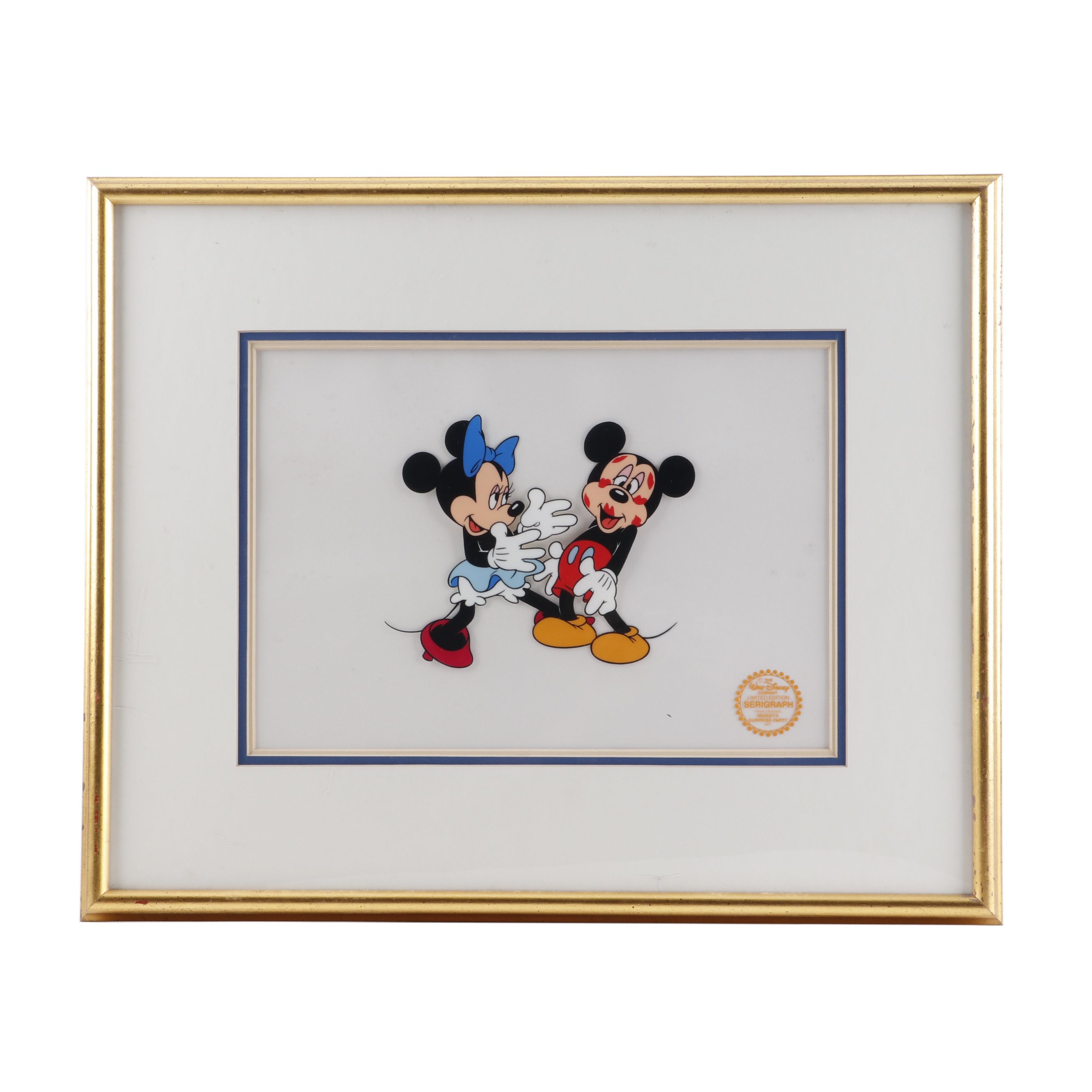 Walt Disney Company Serigraph Cel "Minnie Loves Mickey"