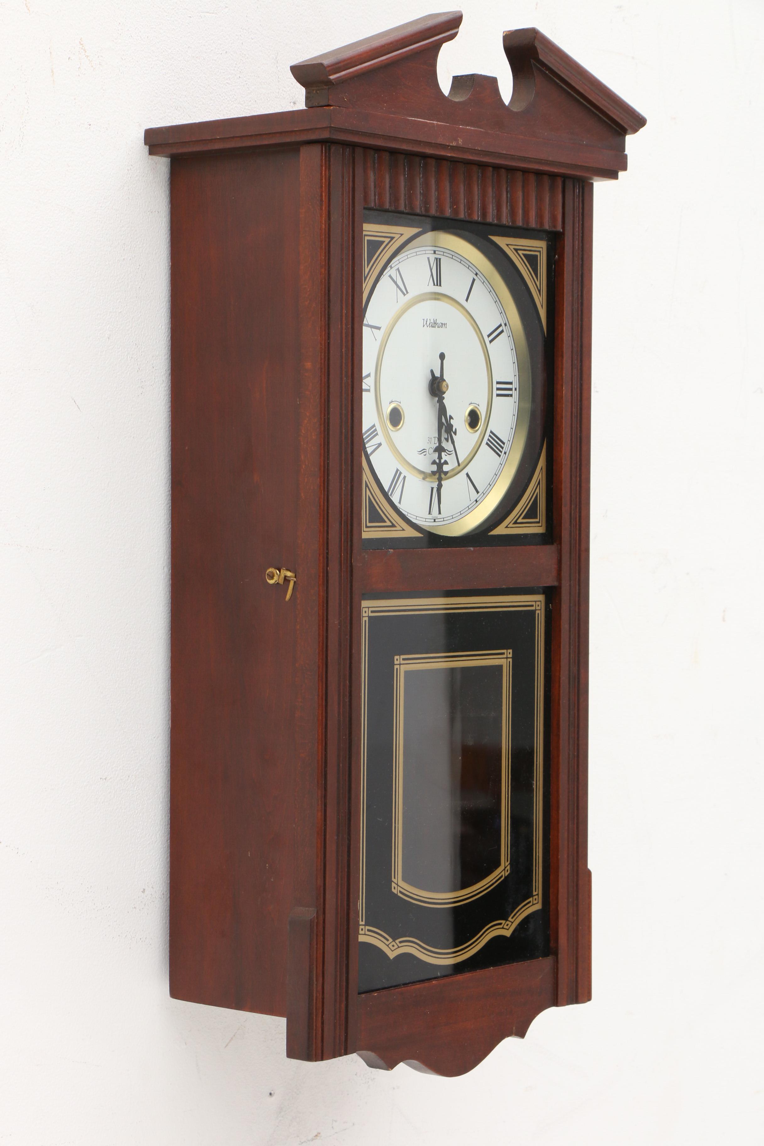 Waltham 31-Day Chime Wall Clock