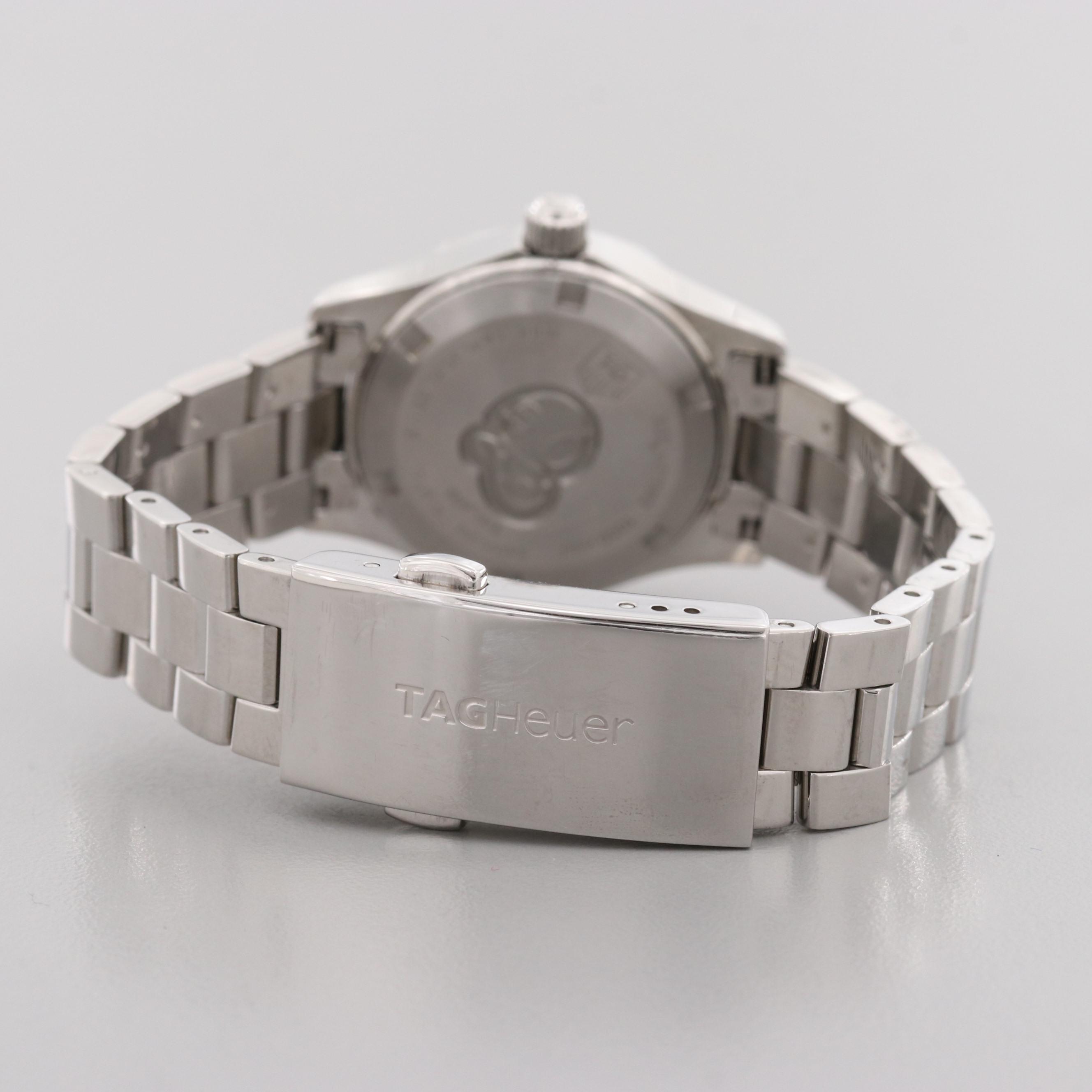 TAG Heuer Aquaracer Quartz Watch With Mother of Pearl and Diamond Dial