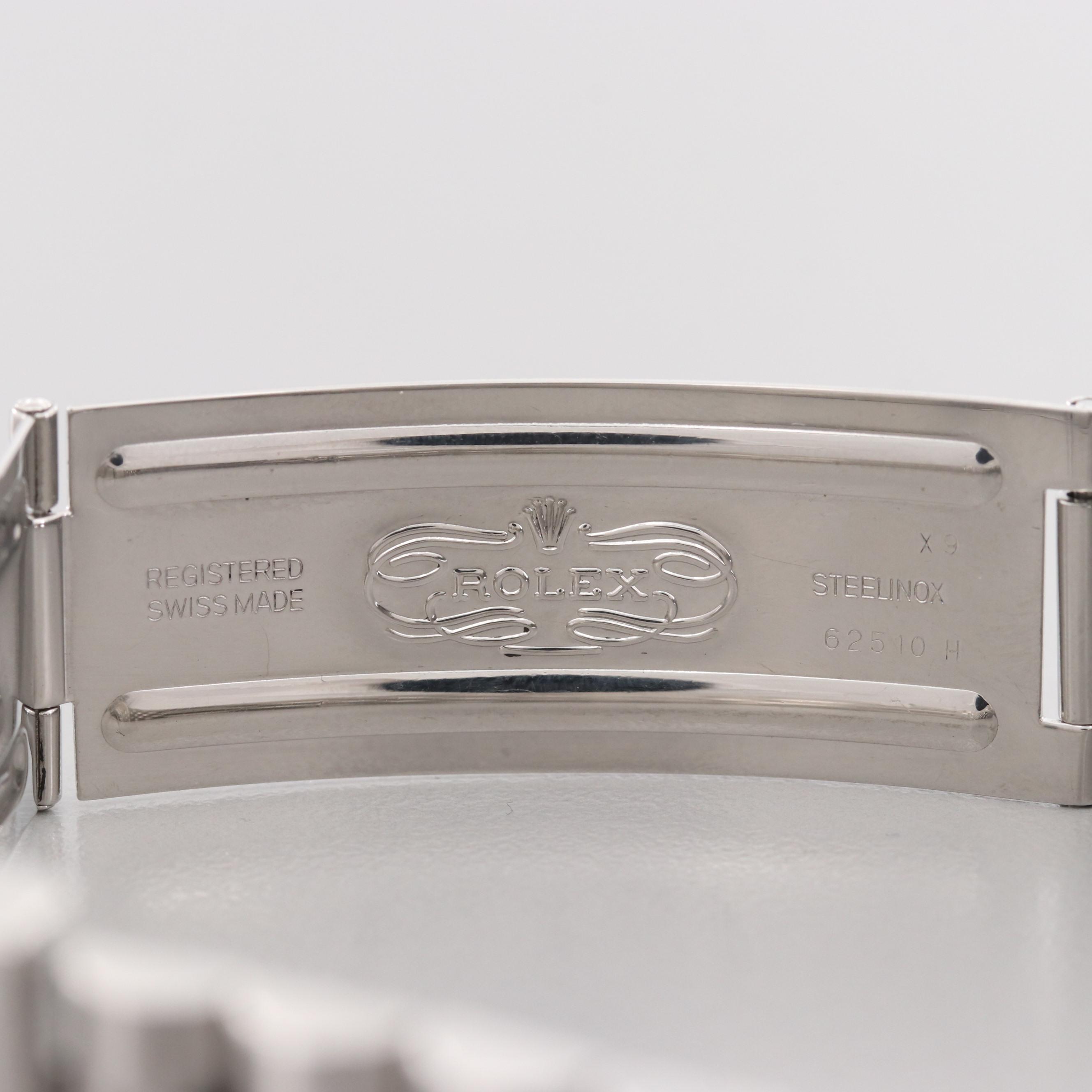 Rolex Datejust Stainless Steel and 14K Gold Diamond Dial and Bezel Watch