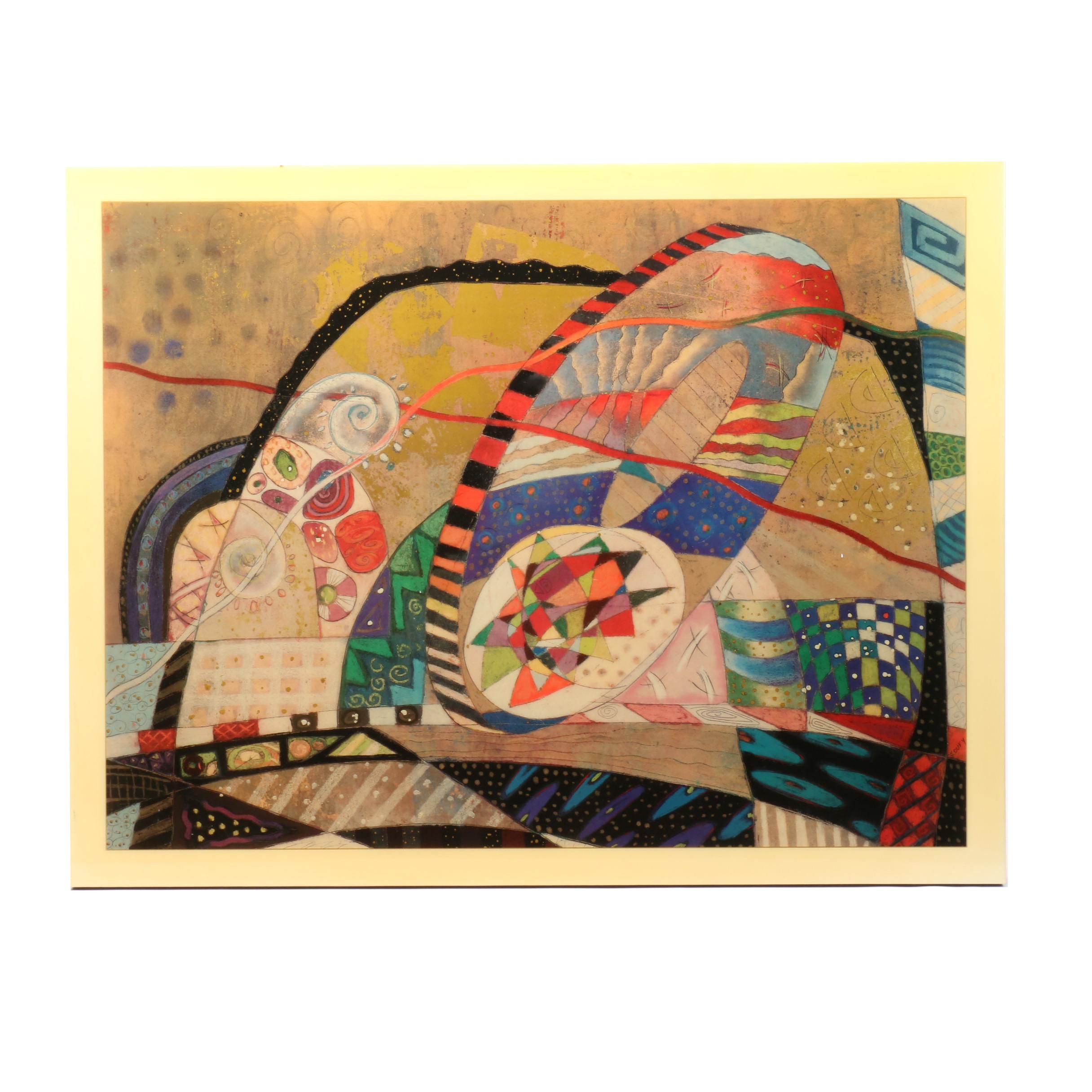 Offset Lithographs After Wassily Kandinsky and L. R. Koury
