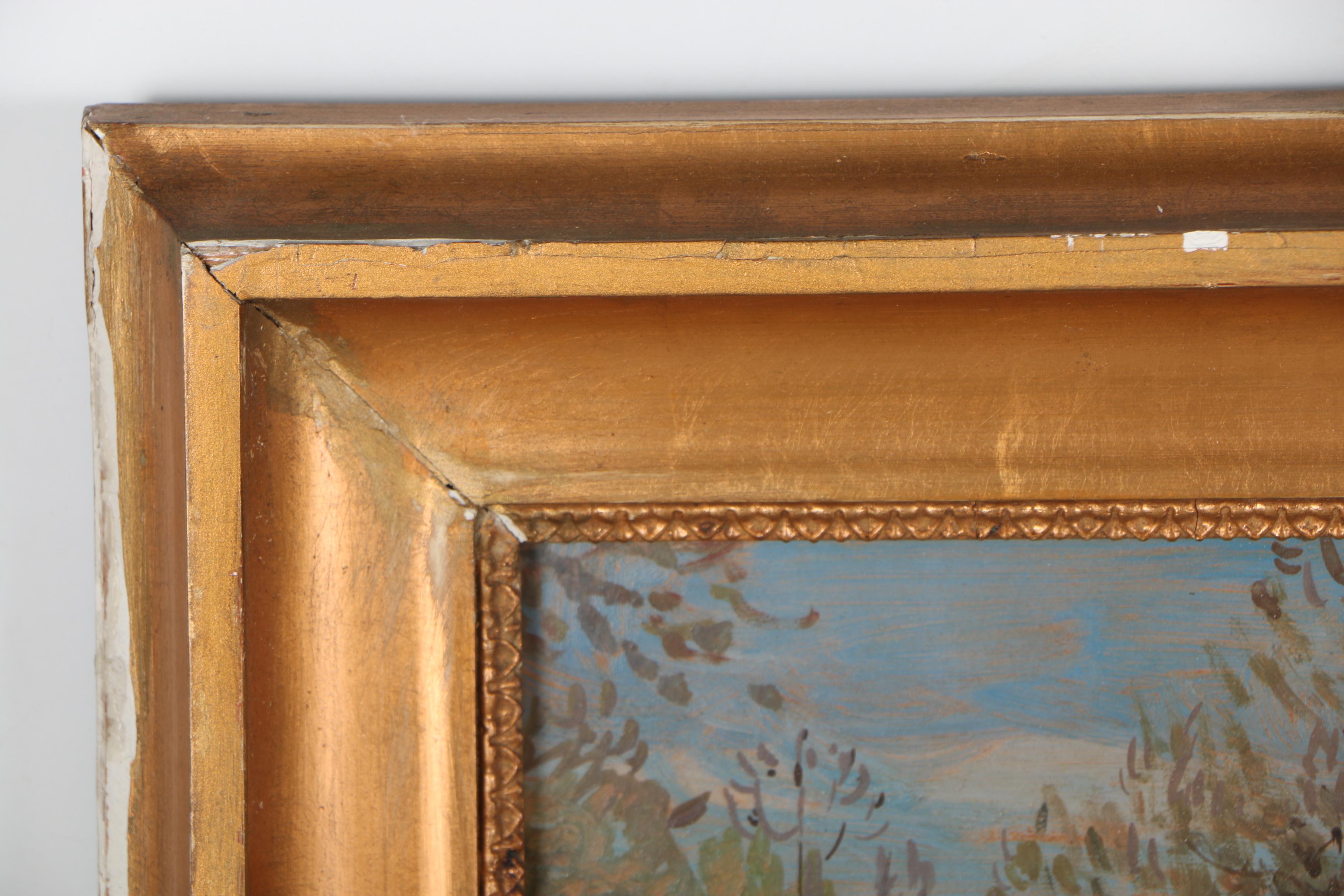 Otto Leiber Landscape Oil Painting, 1919