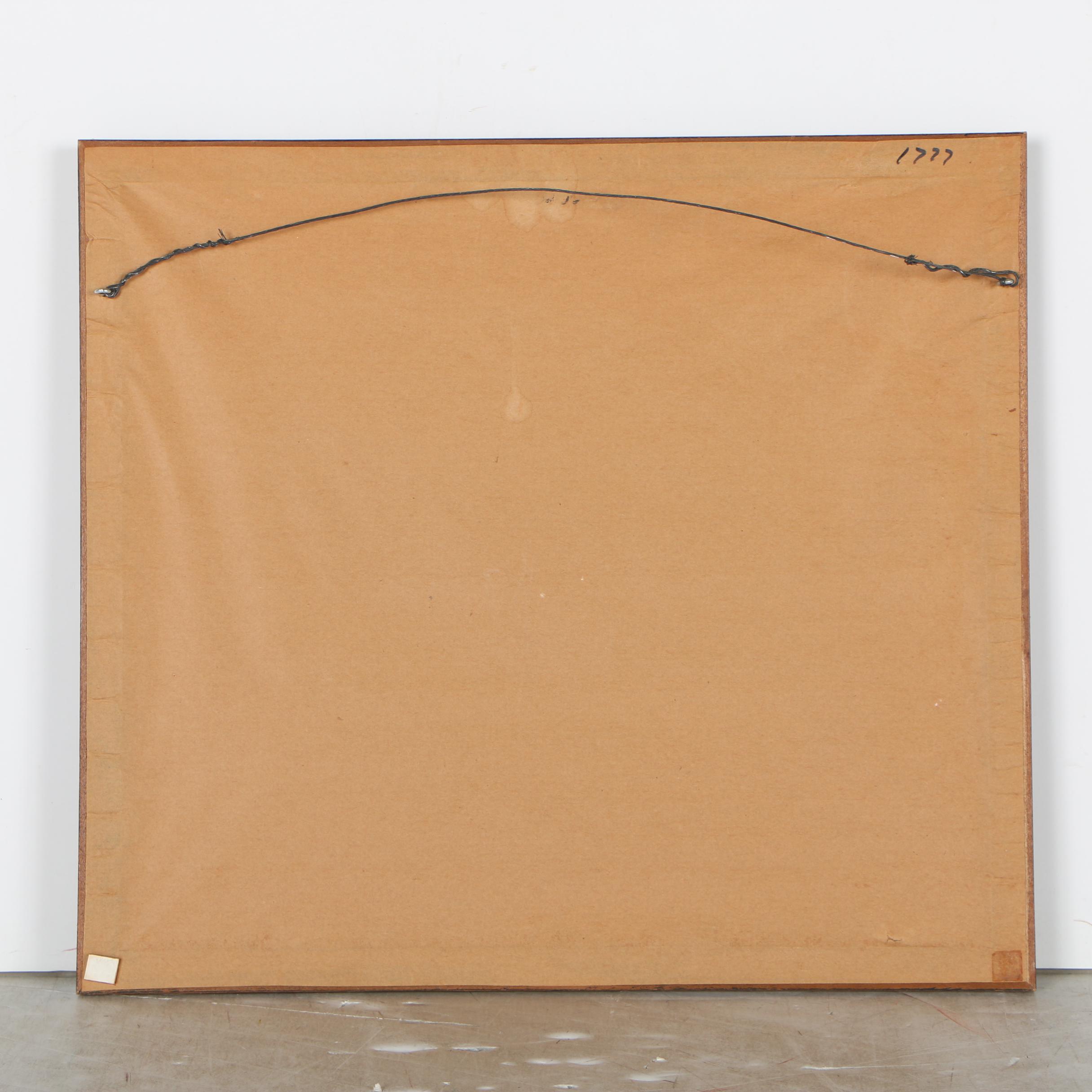 Robert Cremins Watercolor Painting of Rural Fields