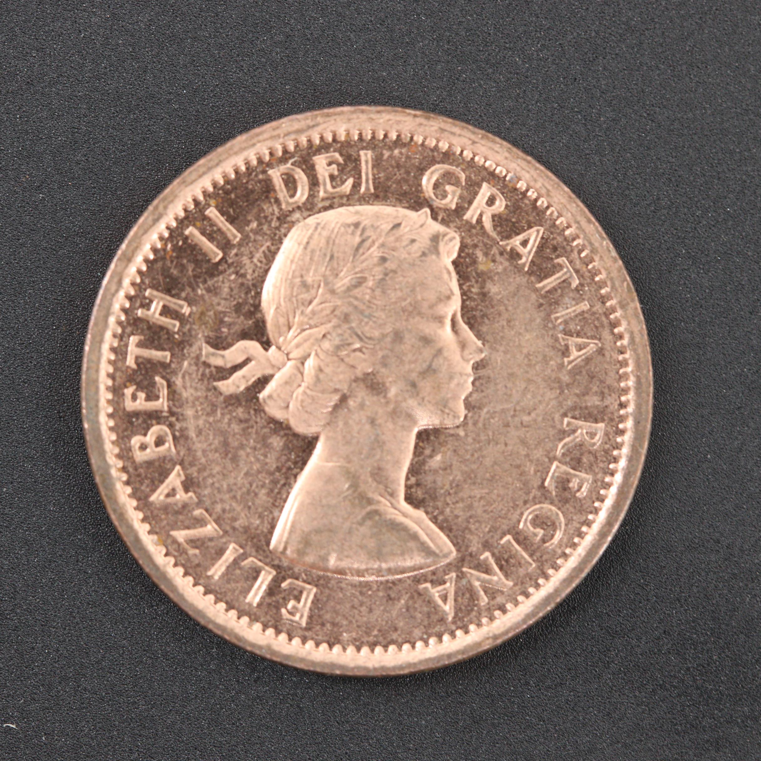 Group of Over 1800 Canadian One Cent Coins