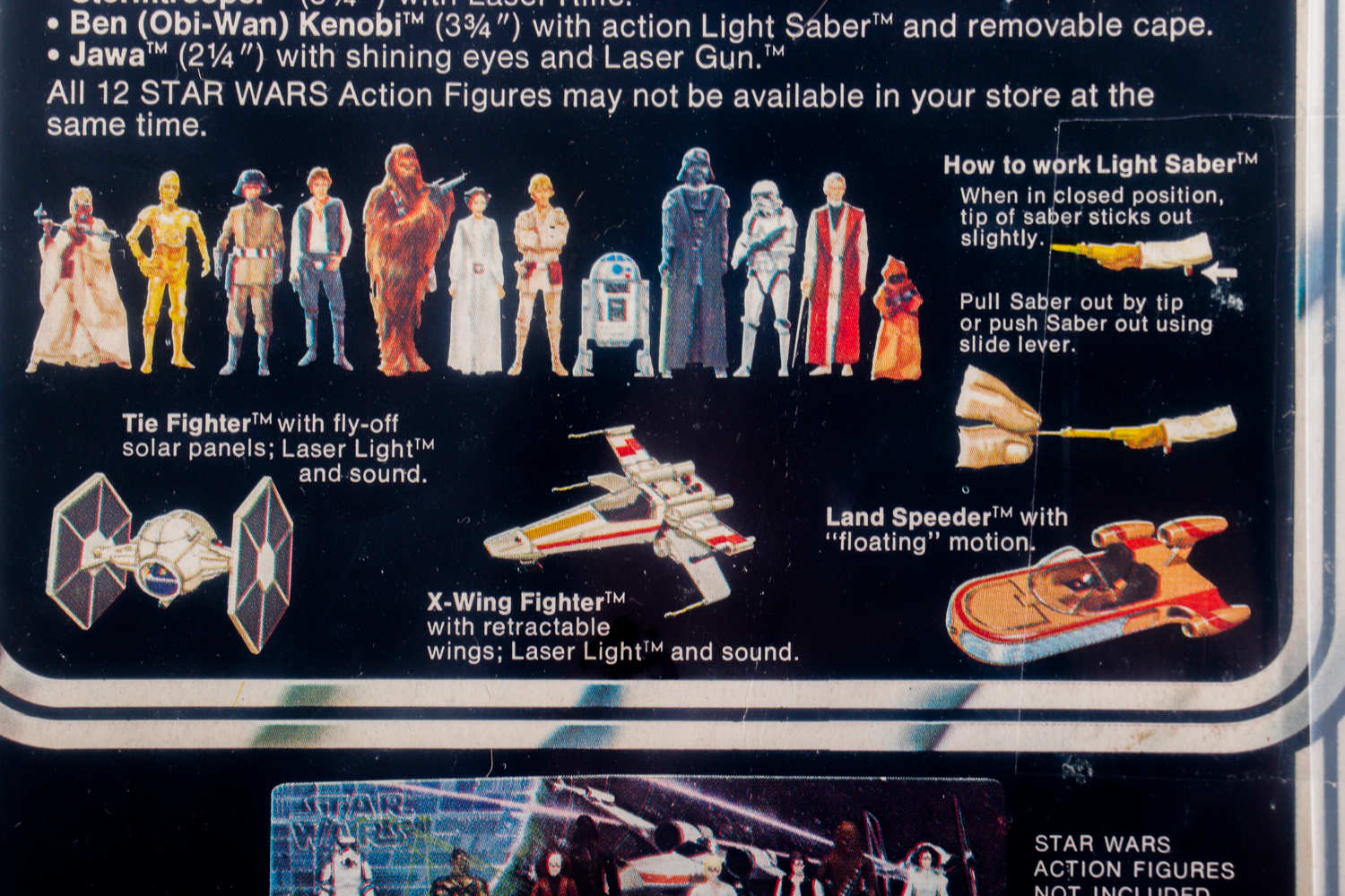 1978 Kenner "Star Wars" Chewbacca Action Figure AFA 12 Back-C EX+/NM