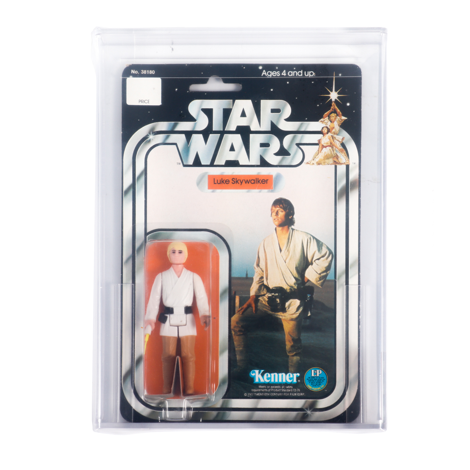 1978 Kenner "Star Wars" Luke Skywalker Action Figure 12 Back-C AFA EX+