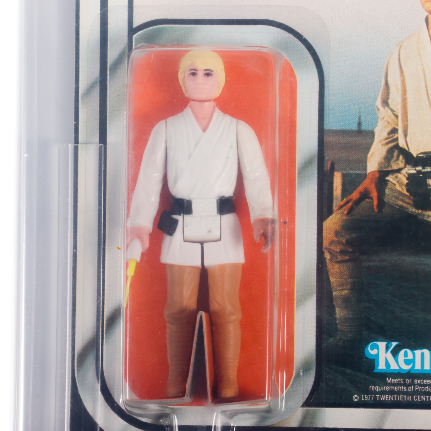 1978 Kenner "Star Wars" Luke Skywalker Action Figure 12 Back-C AFA EX+