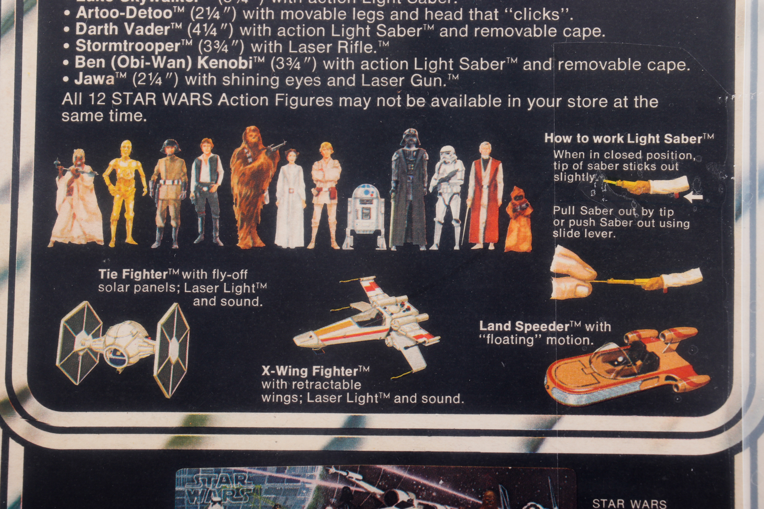 1978 Kenner "Star Wars" Luke Skywalker Action Figure 12 Back-C AFA EX+