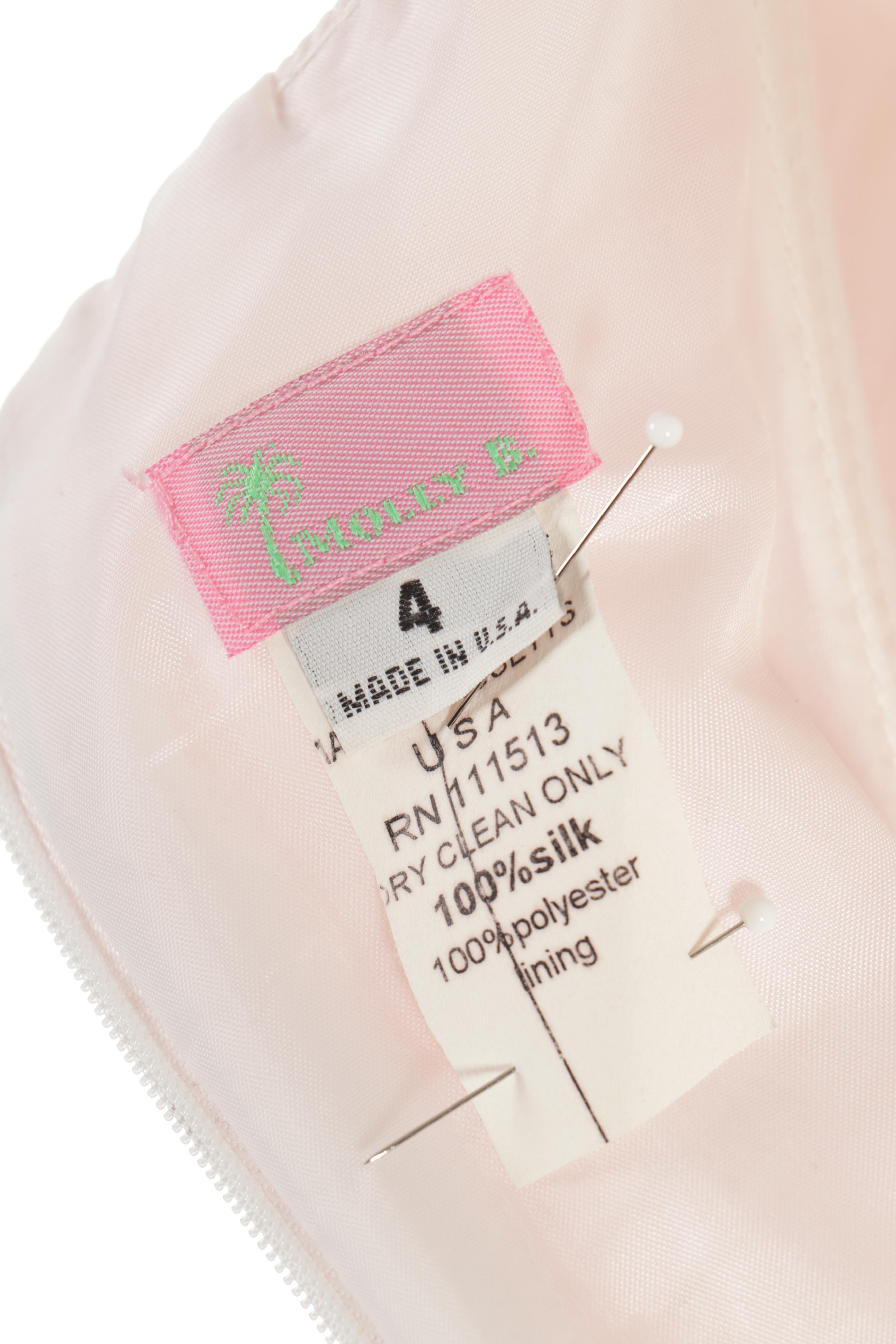 Lela Rose and Molly B. Strapless Silk Dresses in Black and Pink