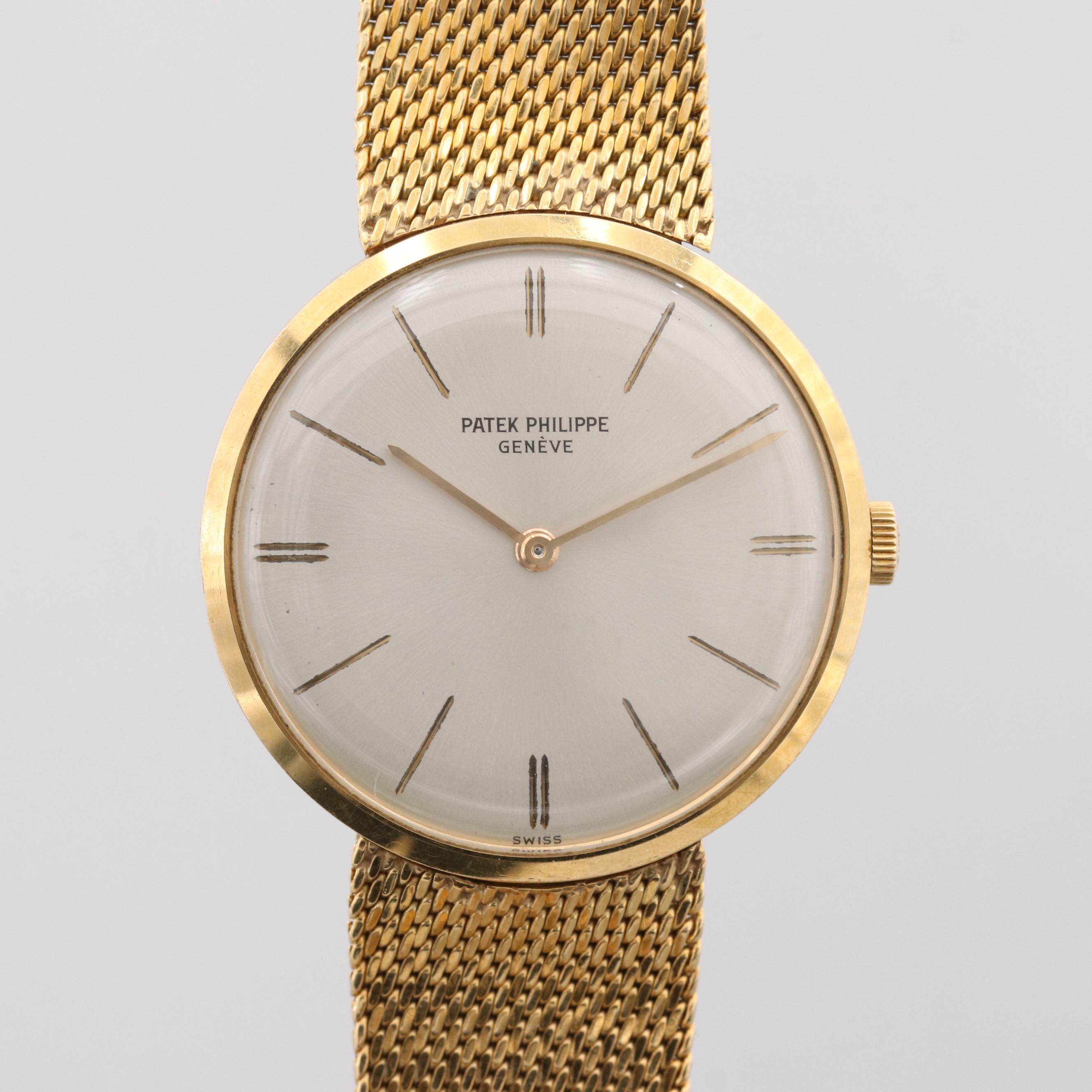 Vintage Patek Philippe Calatrava 3468 18K Yellow Gold Watch