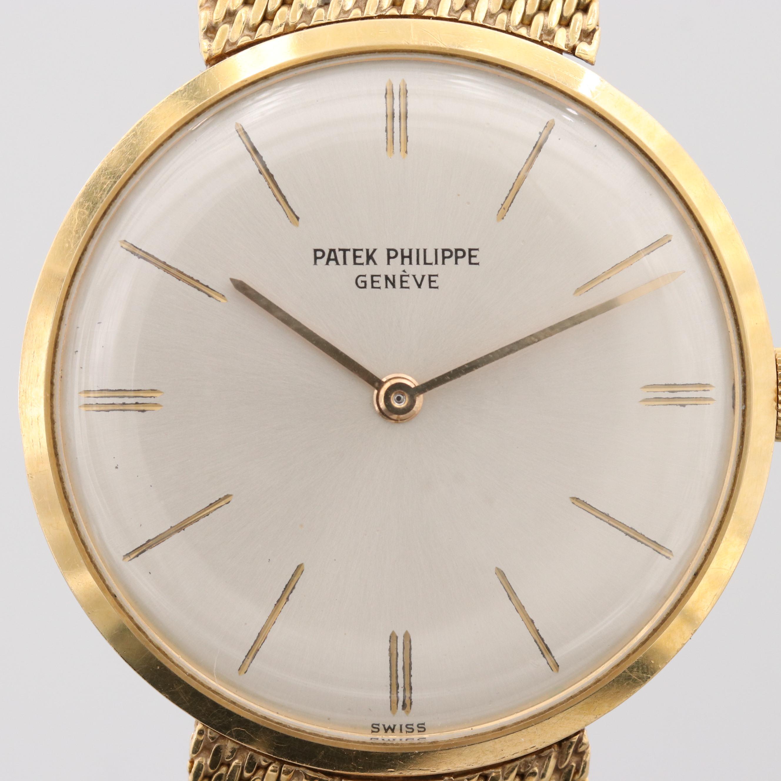 Vintage Patek Philippe Calatrava 3468 18K Yellow Gold Watch
