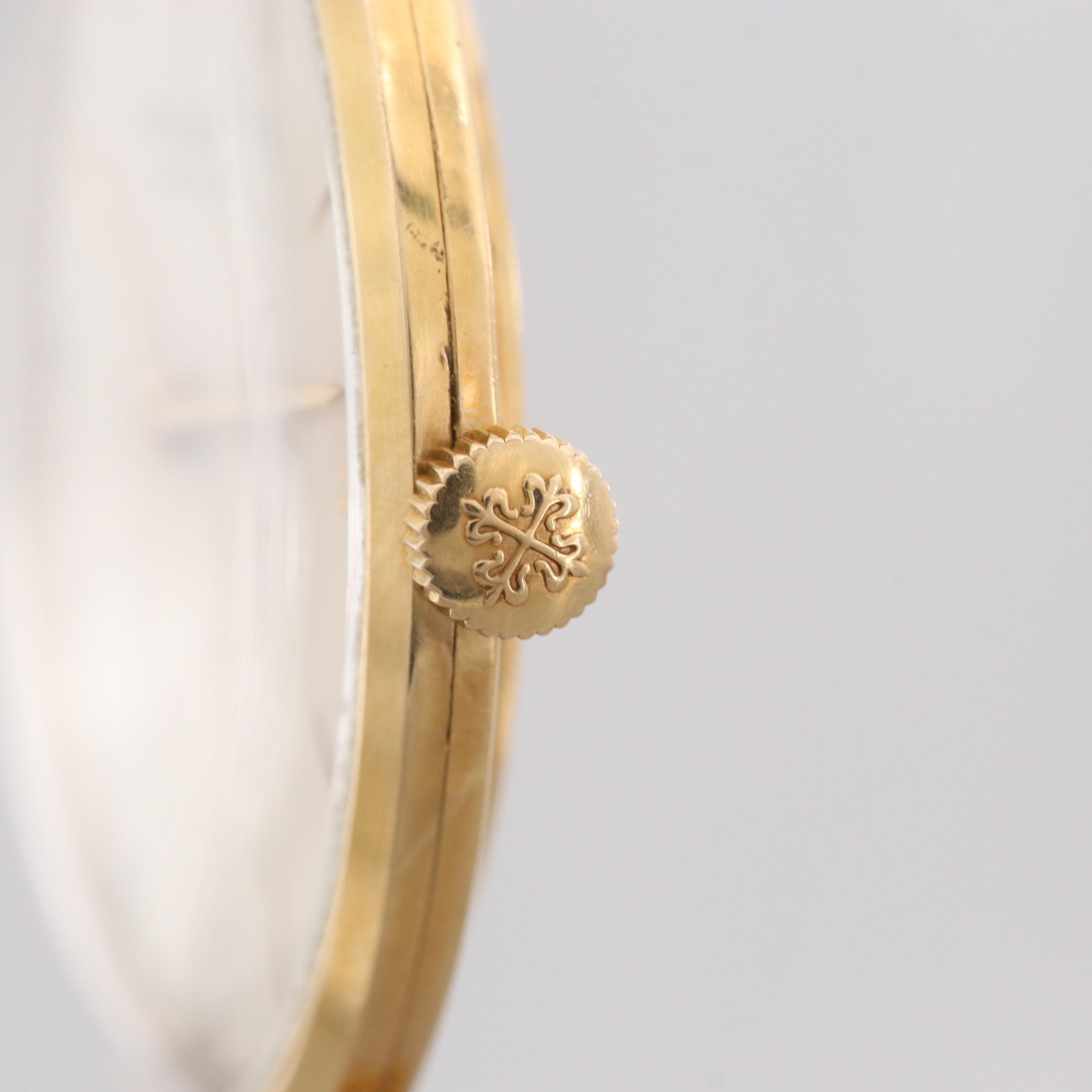 Vintage Patek Philippe Calatrava 3468 18K Yellow Gold Watch