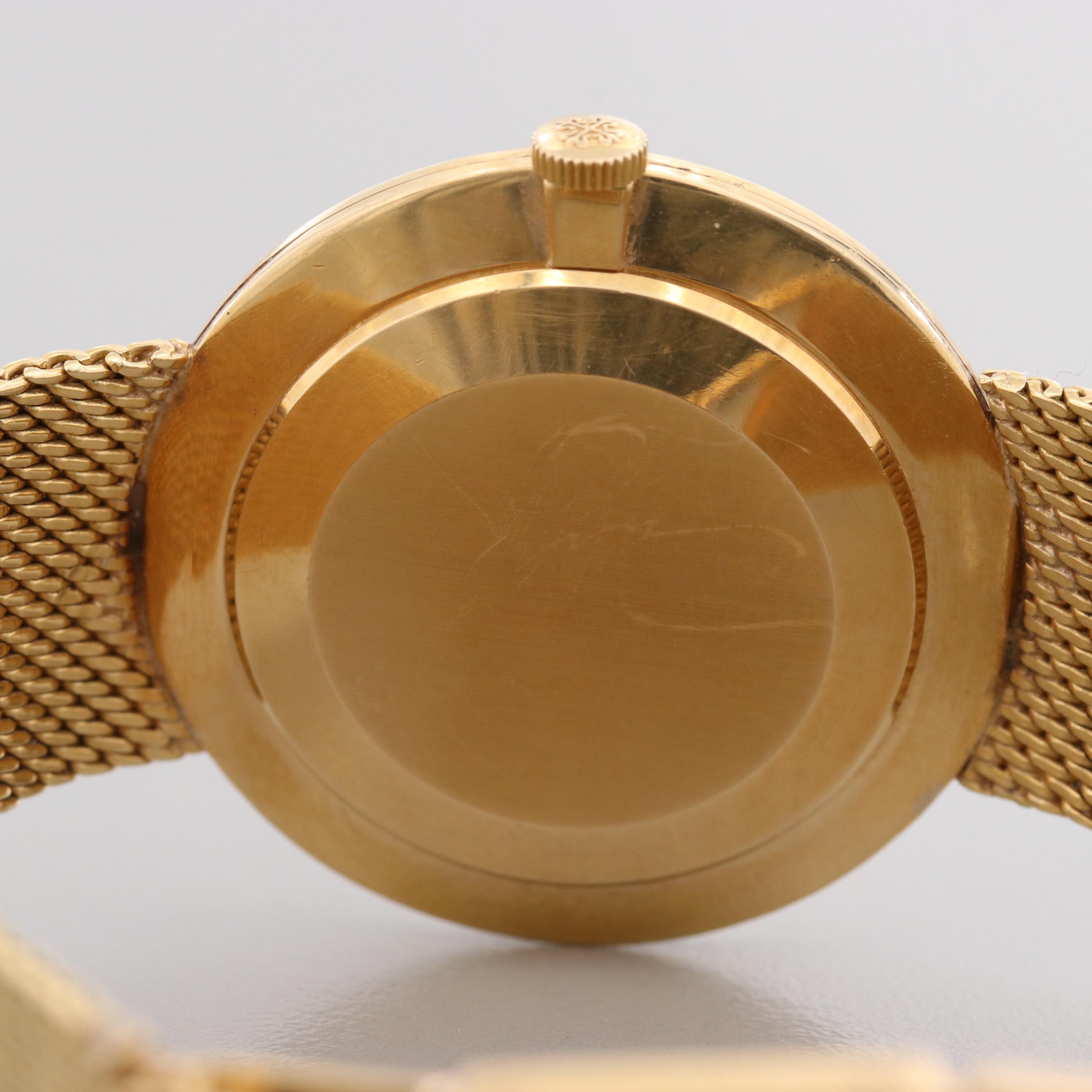 Vintage Patek Philippe Calatrava 3468 18K Yellow Gold Watch