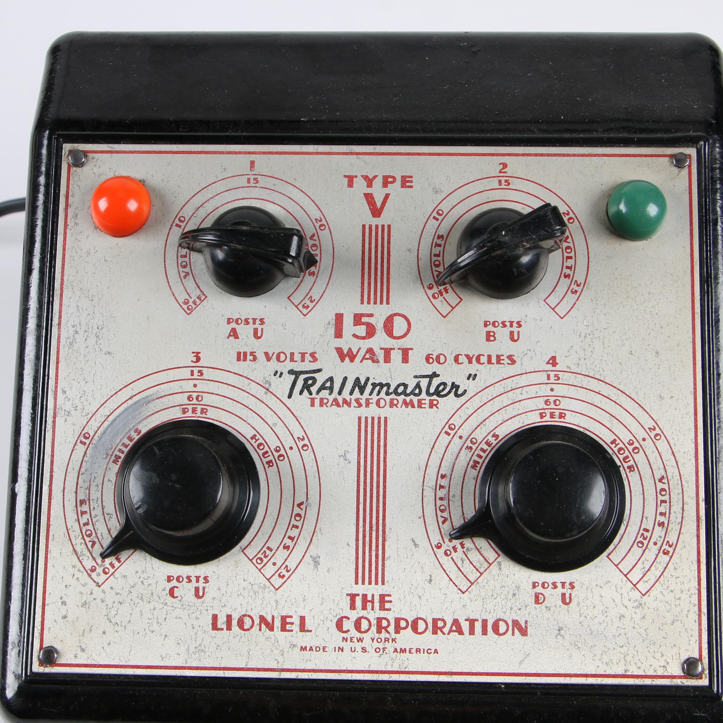Lionel "Trainmaster" Type V Transformer