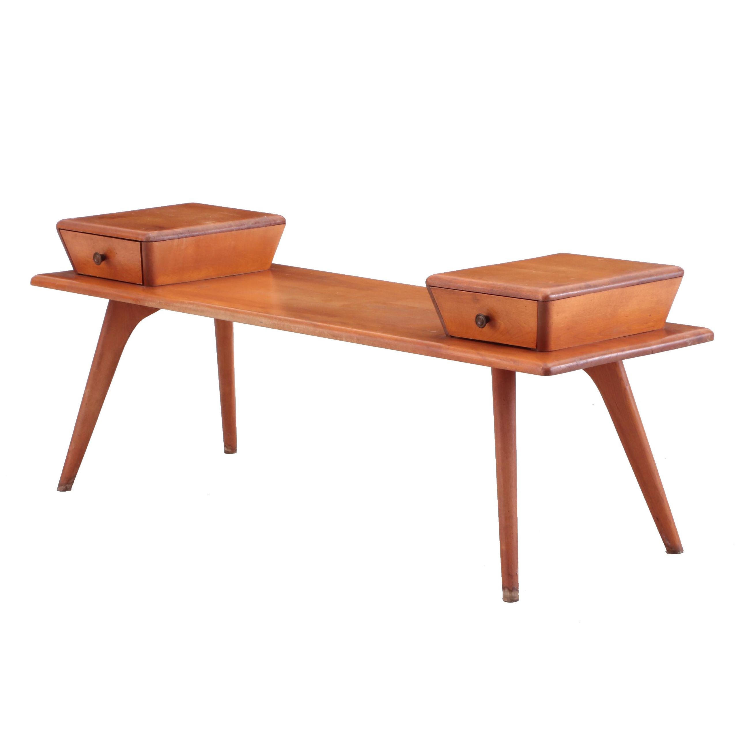 Mid Century Modern Maple Coffee Table