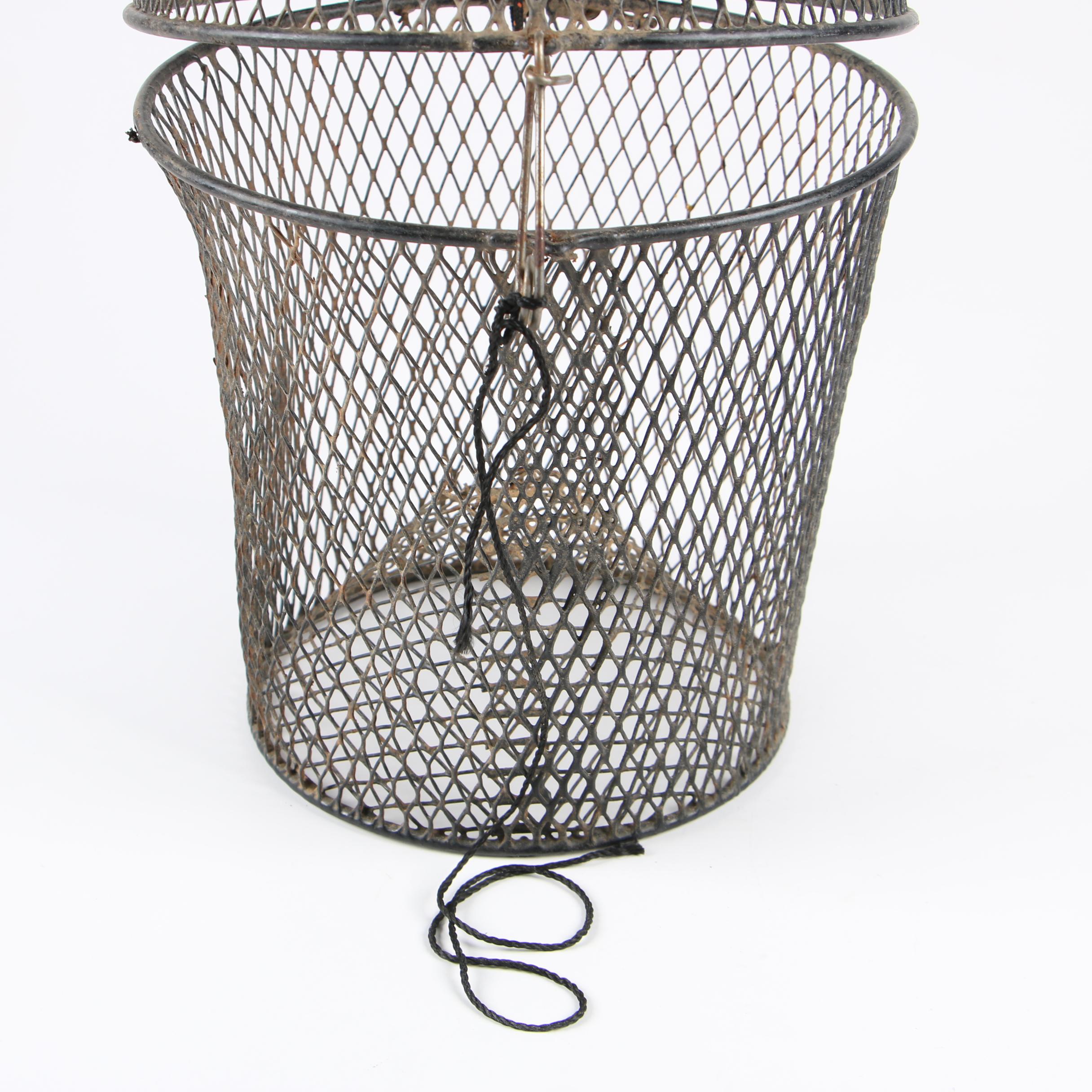 Wire Mesh Minnow Trap, Mid-Century