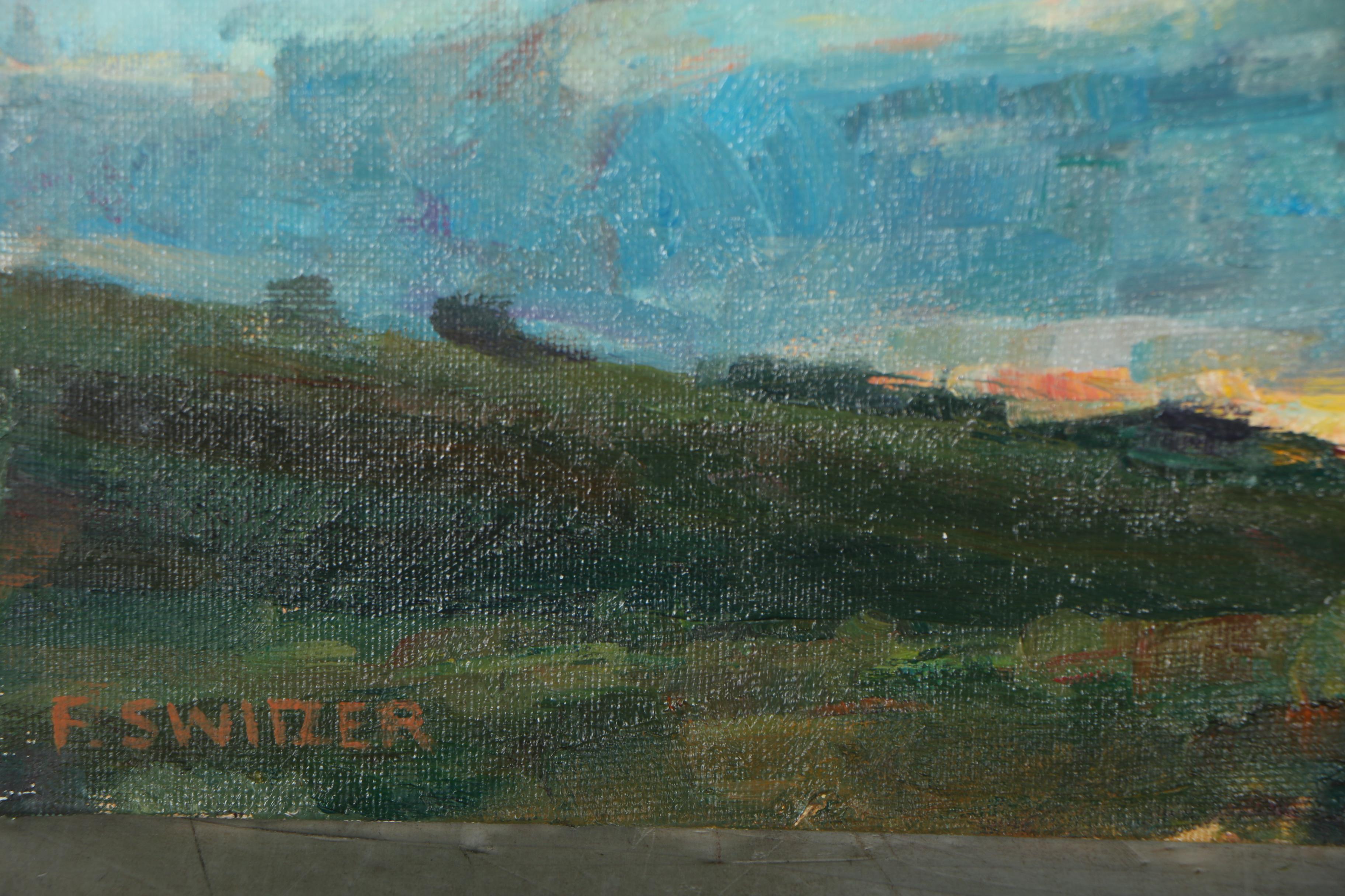 Francis Switzer Oil Painting "Sunset"