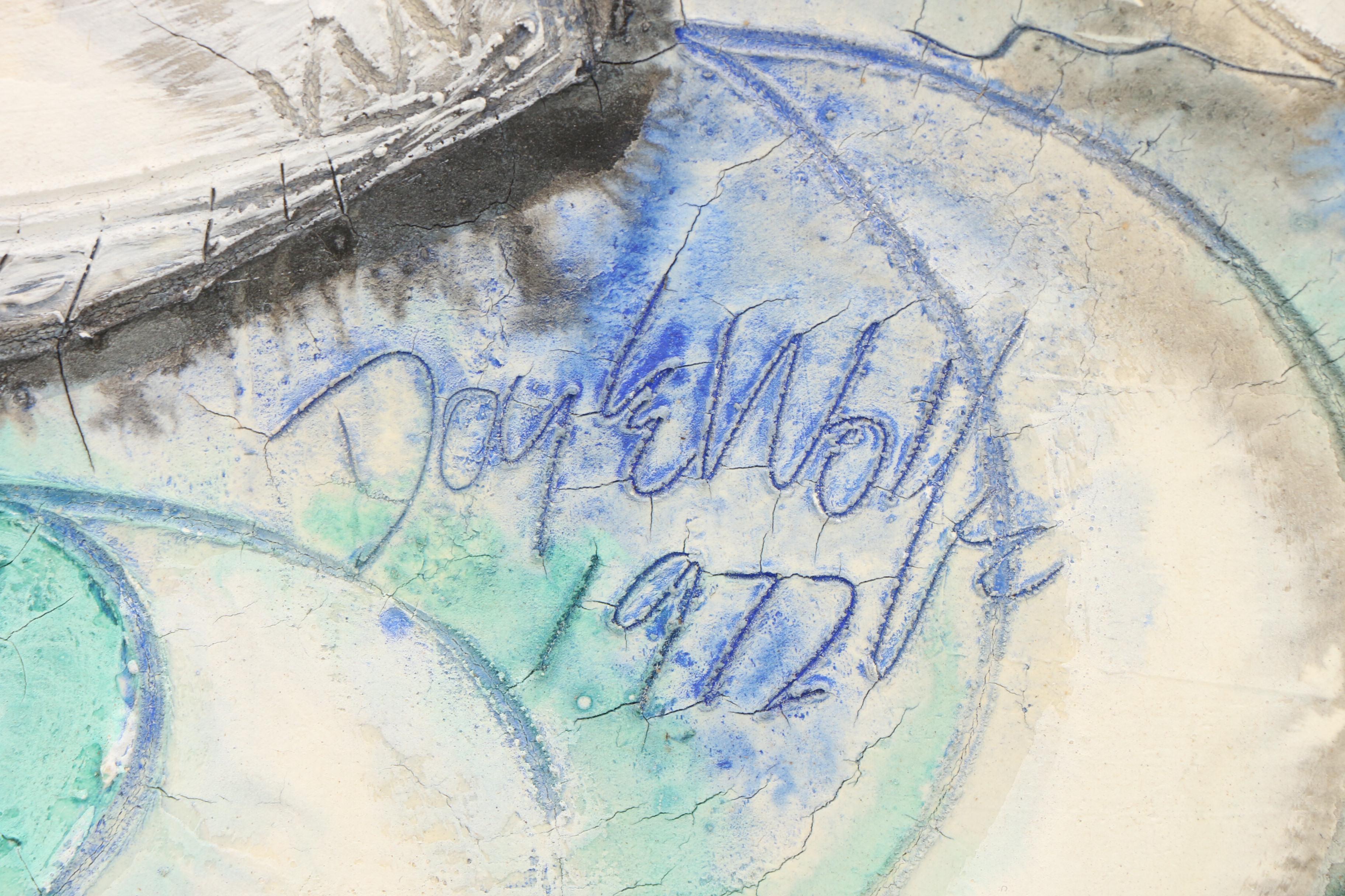 Doyle Wolfe Mixed Media Painting "The First One Now - Will Later Be Last"