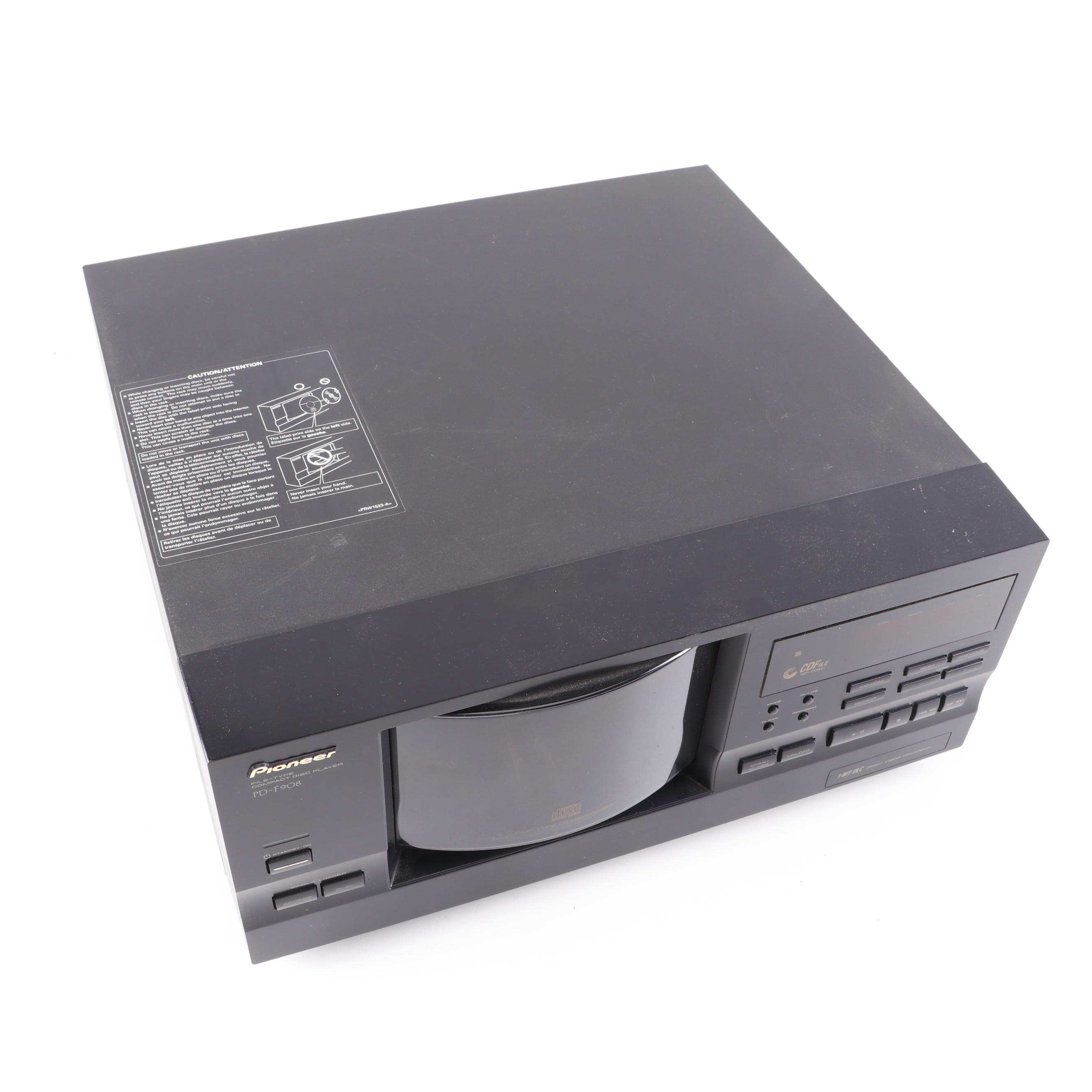 Pioneer File-Type Compact Disk Player PD-F908