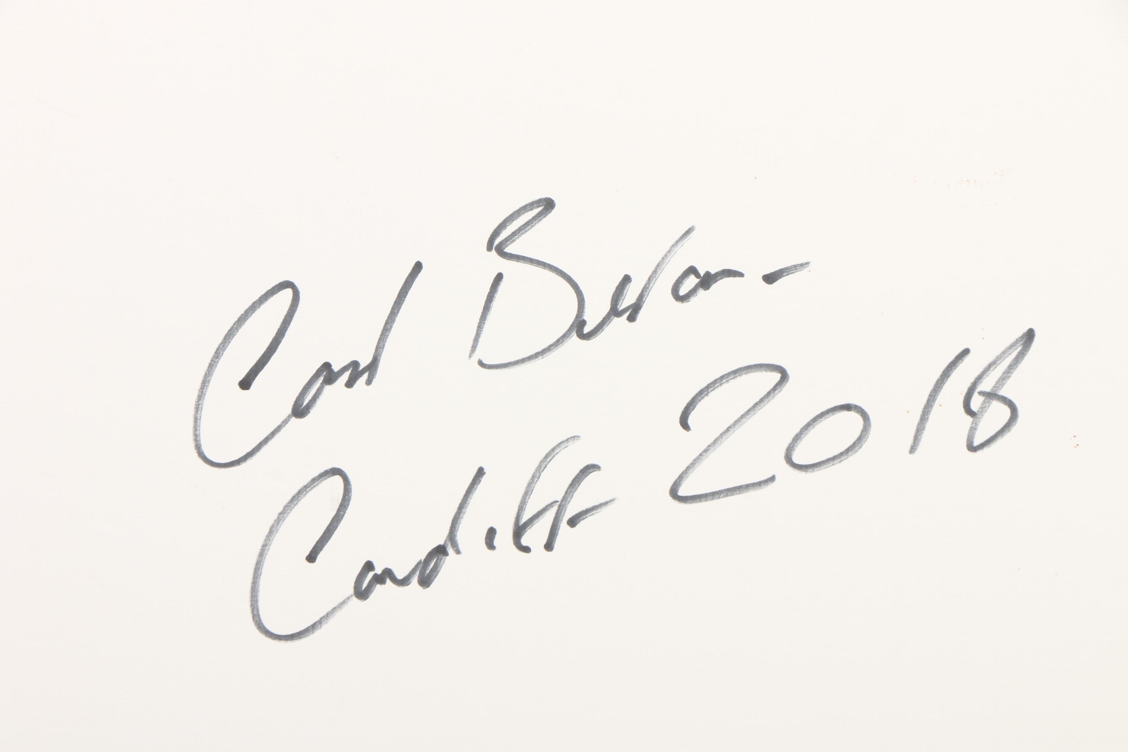 Carl Bevan Acrylic Painting "A Shady Lane, Everybody Needs One"