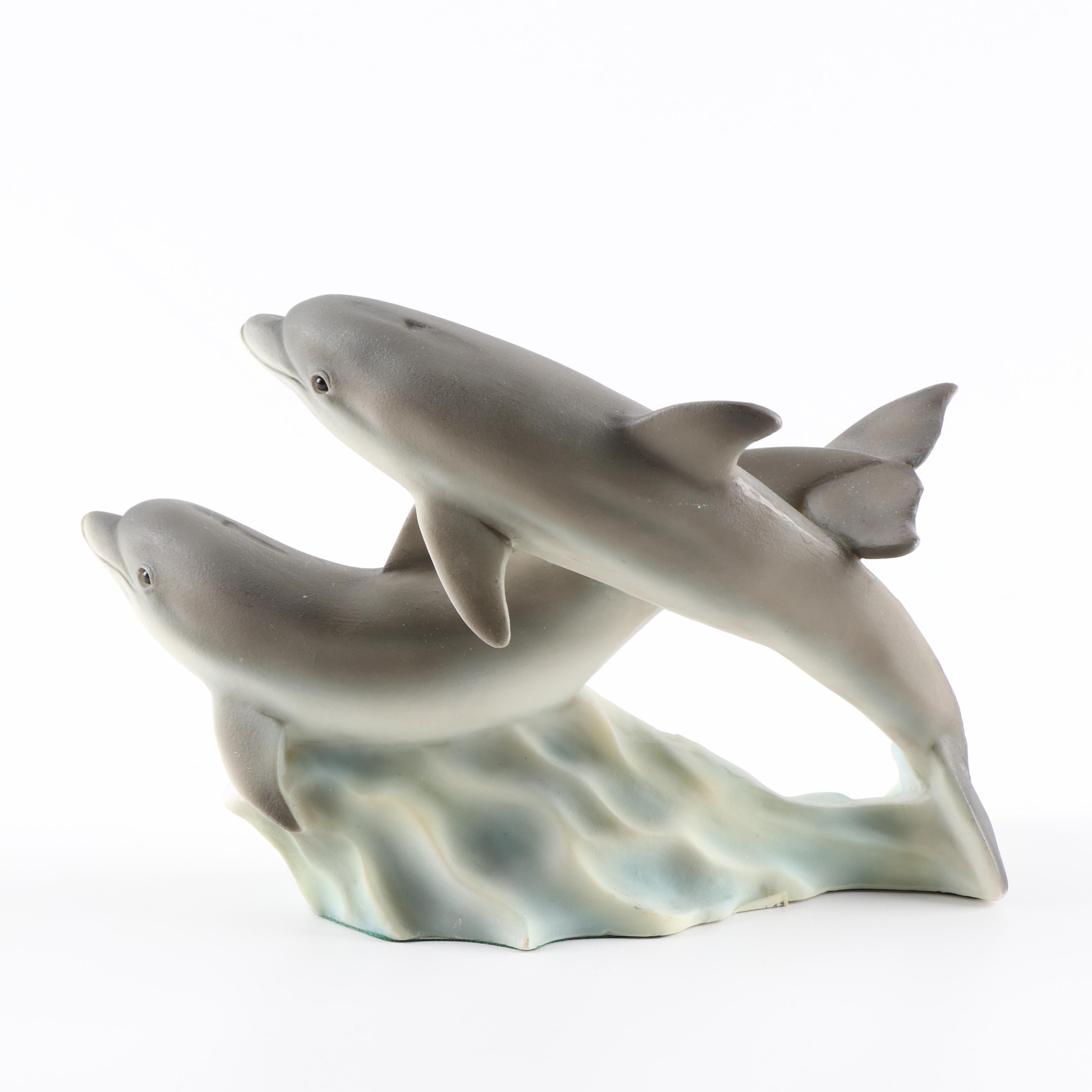 Classic Critters by United Design "Dolphin Pair" Resin Figurine