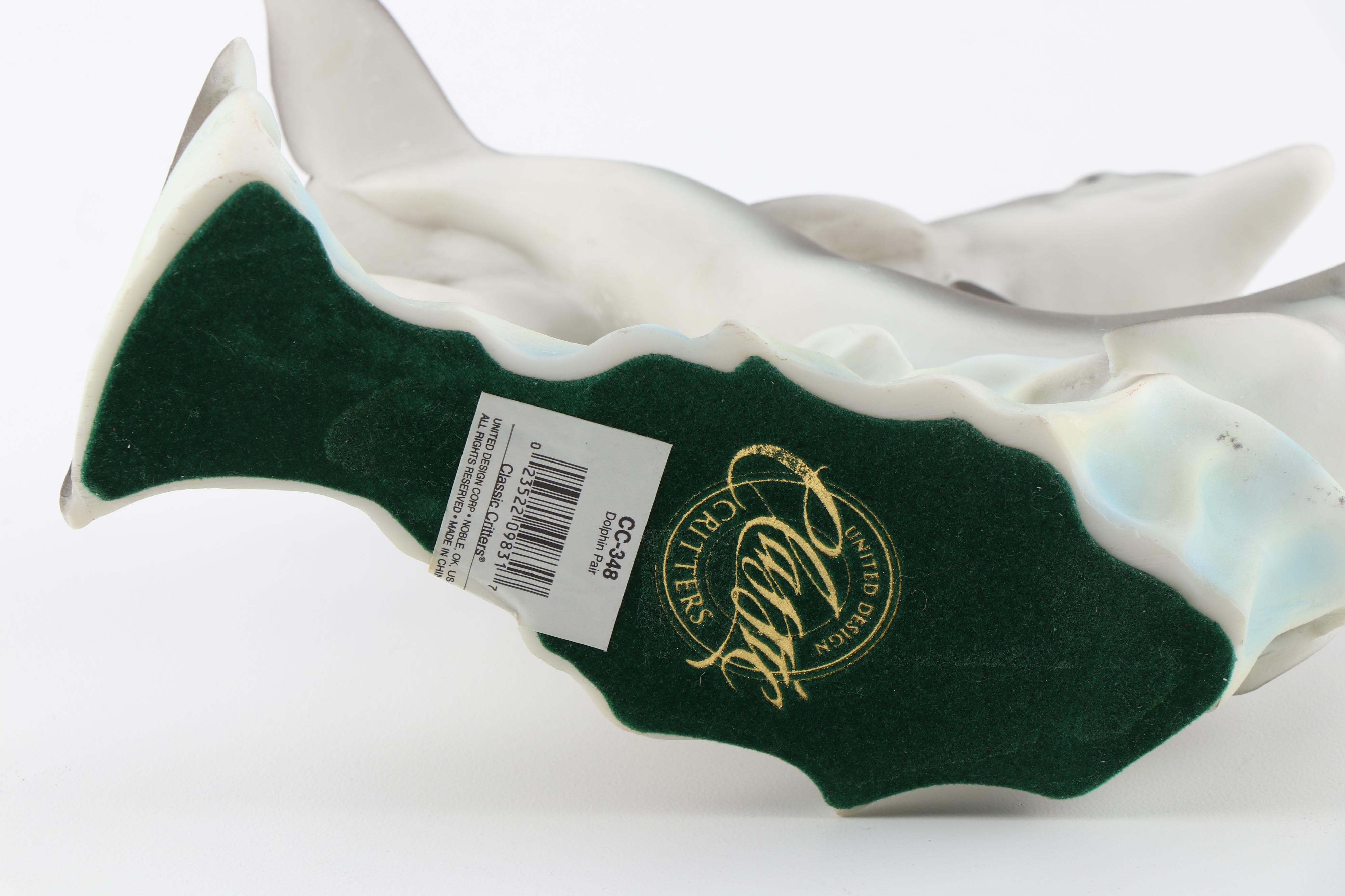 Classic Critters by United Design "Dolphin Pair" Resin Figurine