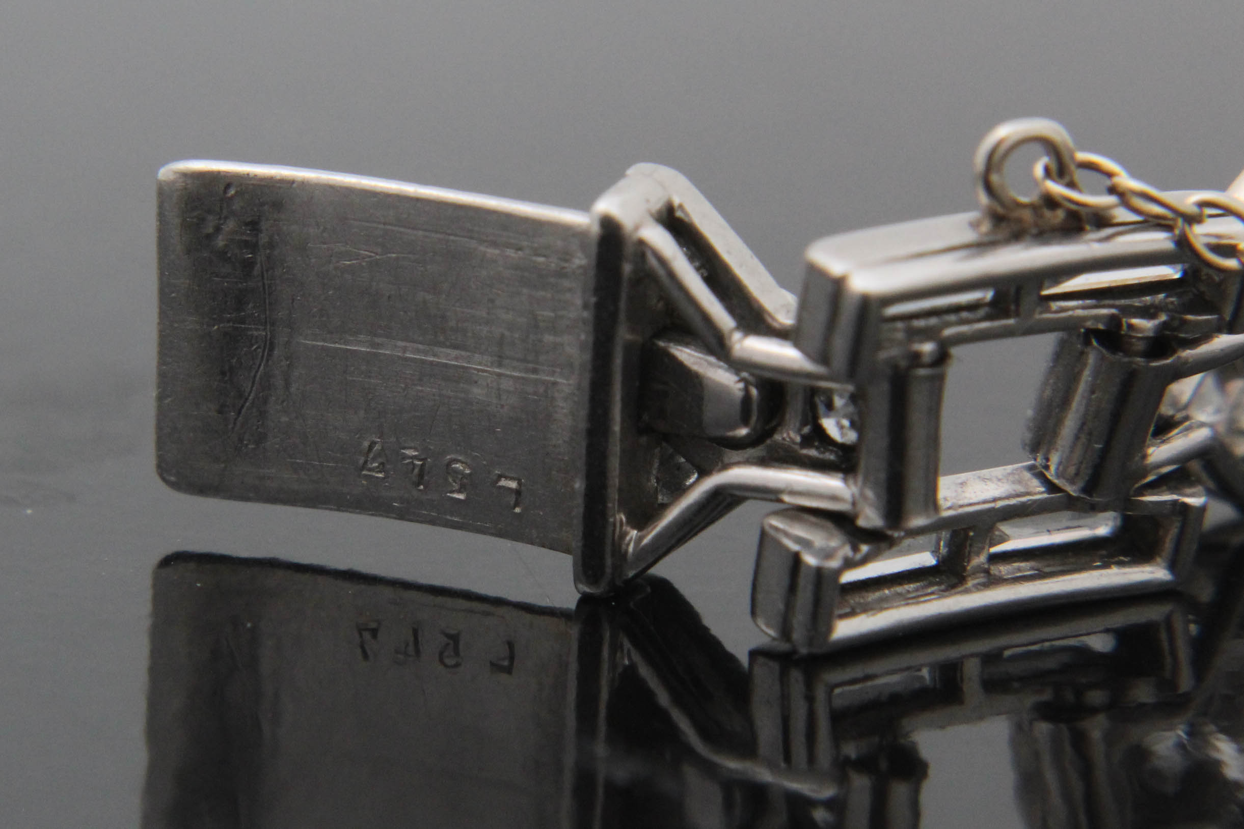 Platinum Art Deco Style 8.65 CTW Diamond Bracelet