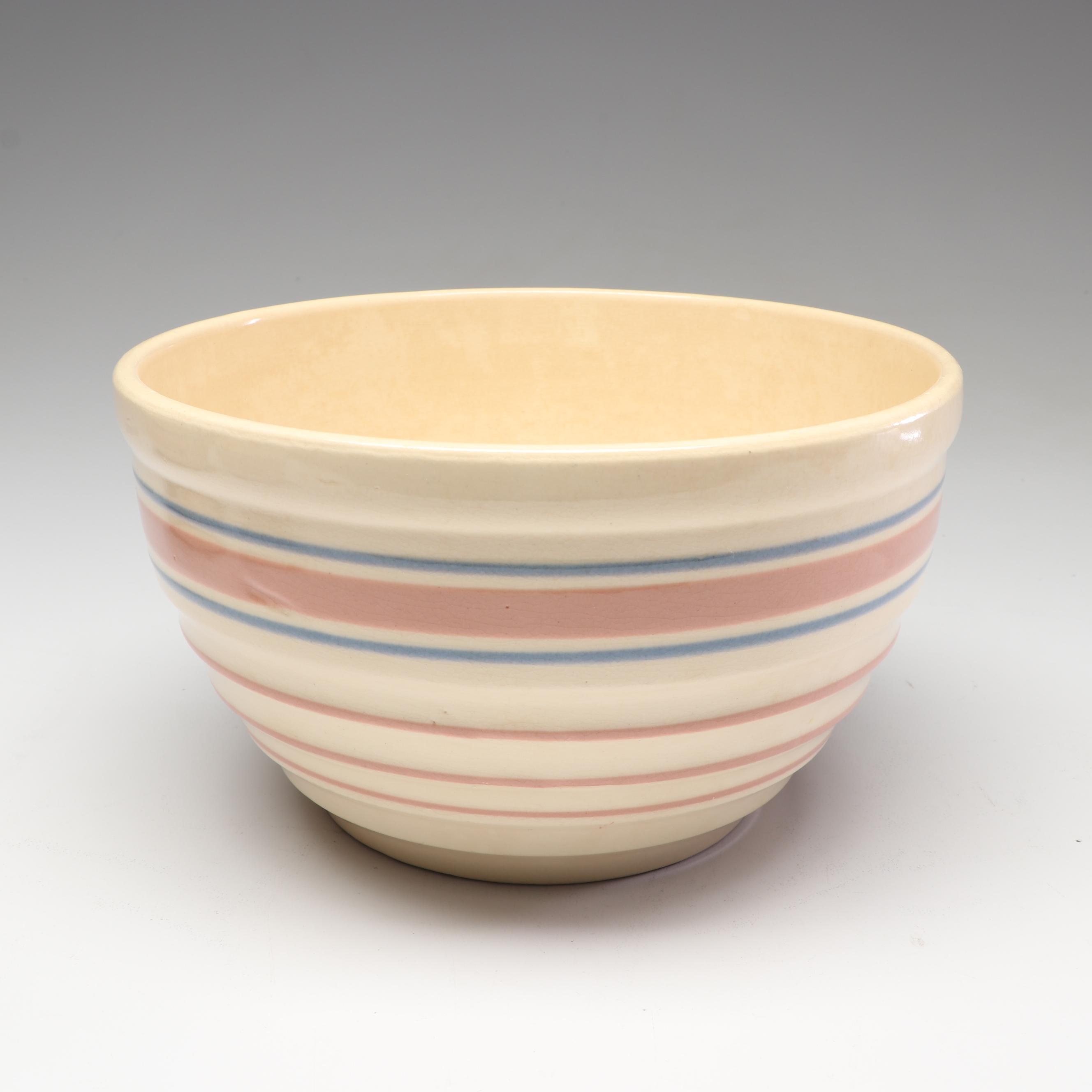 McCoy Stoneware Nesting Mixing Bowls, Mid-Century