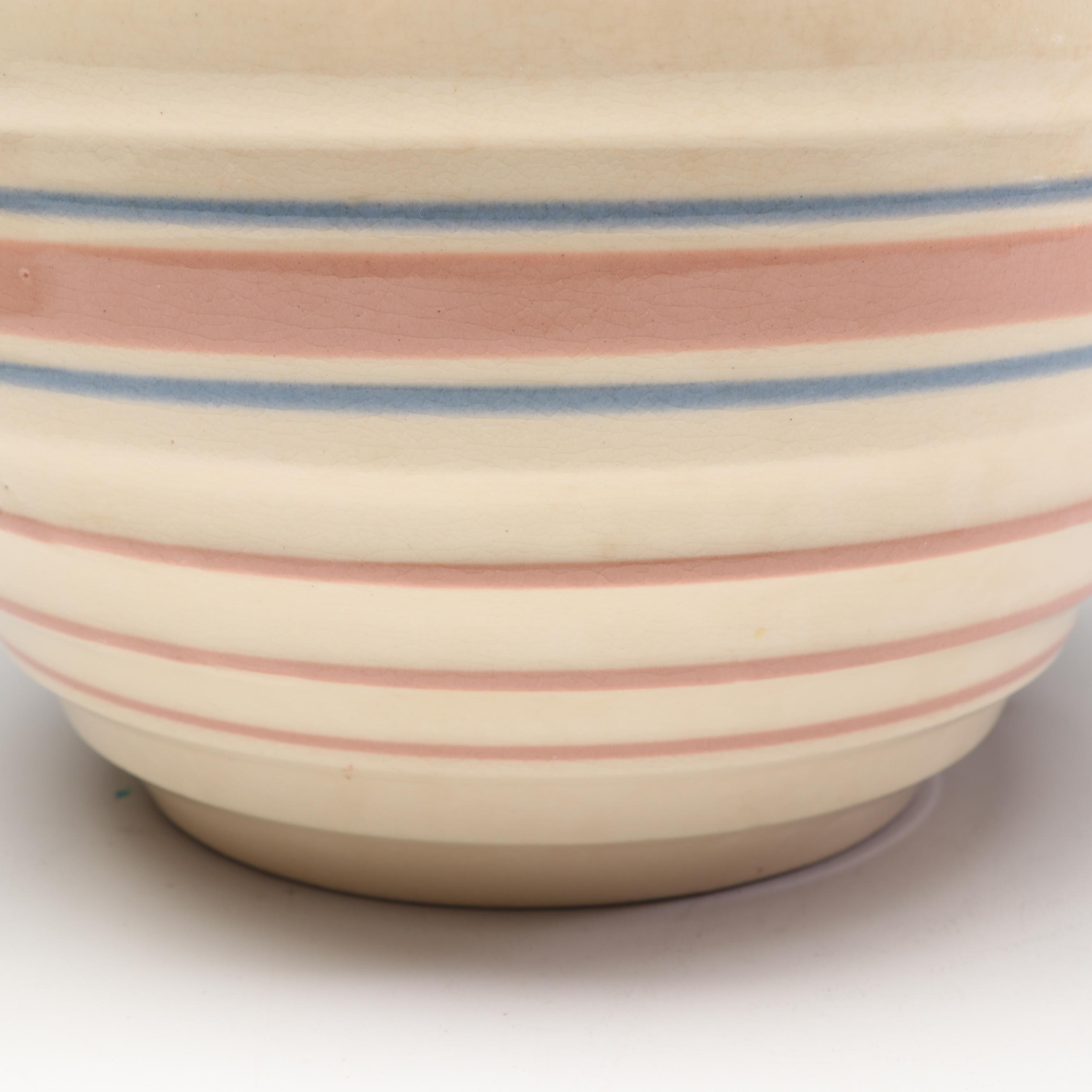 McCoy Stoneware Nesting Mixing Bowls, Mid-Century