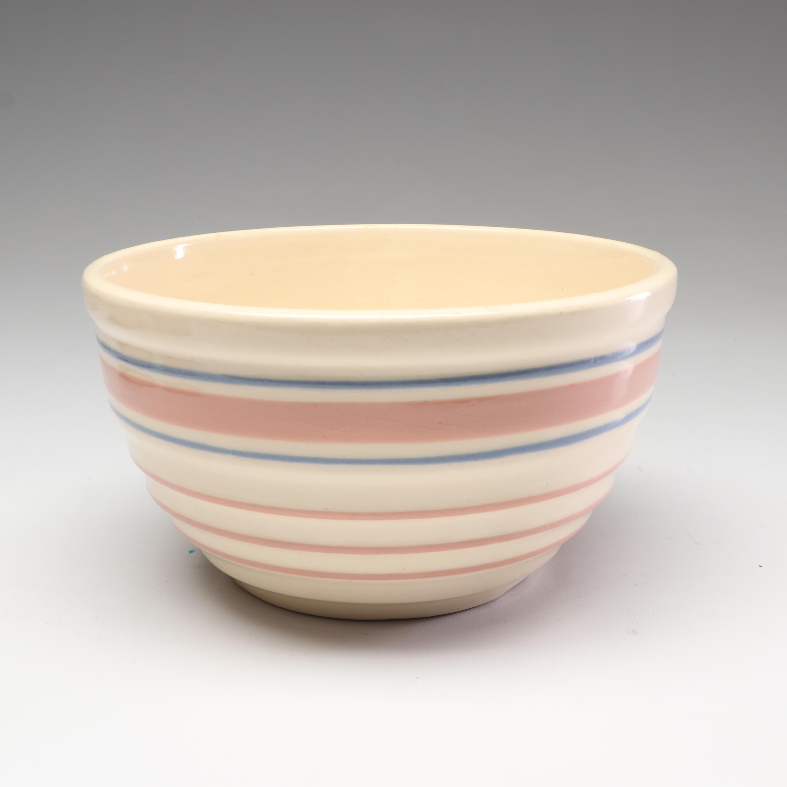McCoy Stoneware Nesting Mixing Bowls, Mid-Century