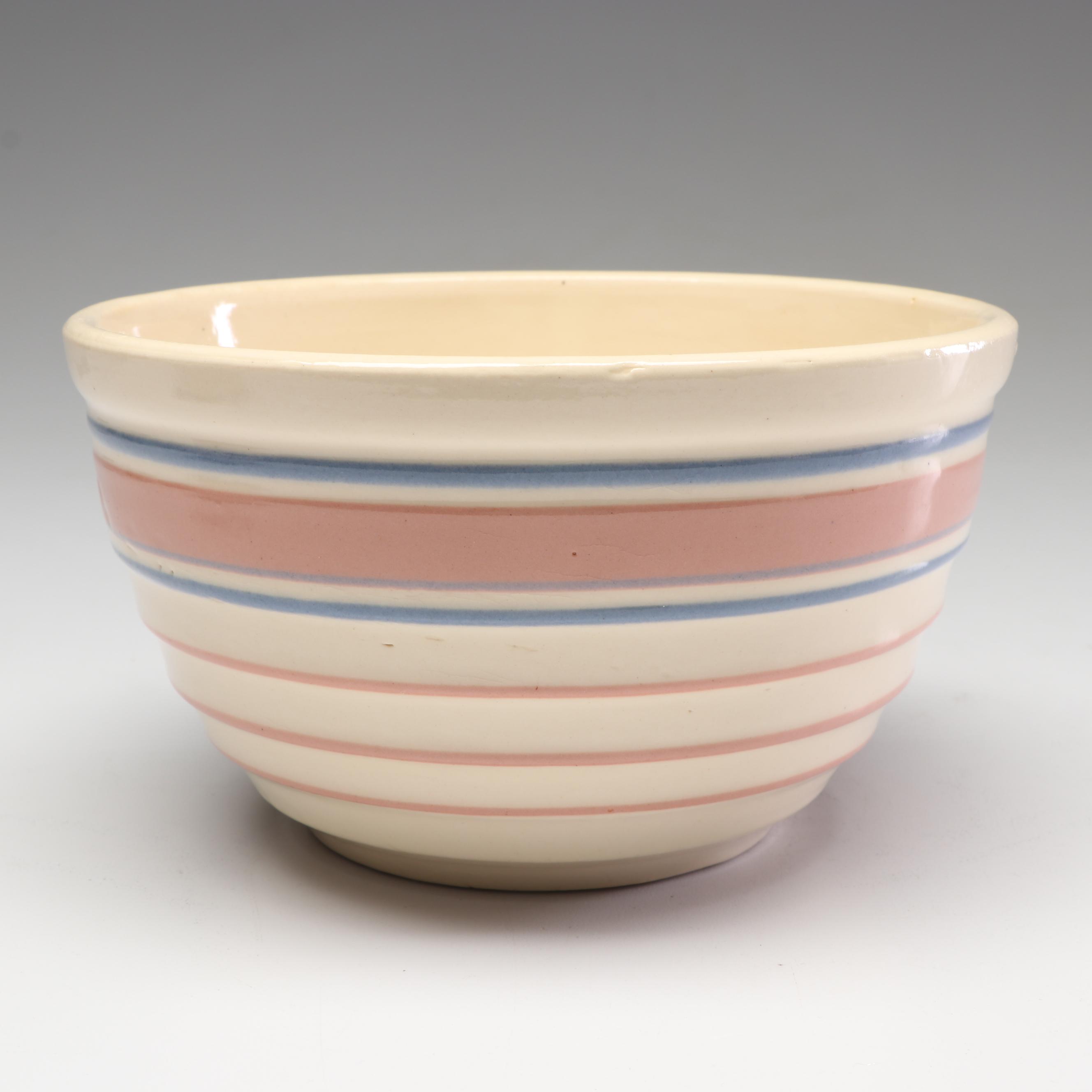 McCoy Stoneware Nesting Mixing Bowls, Mid-Century