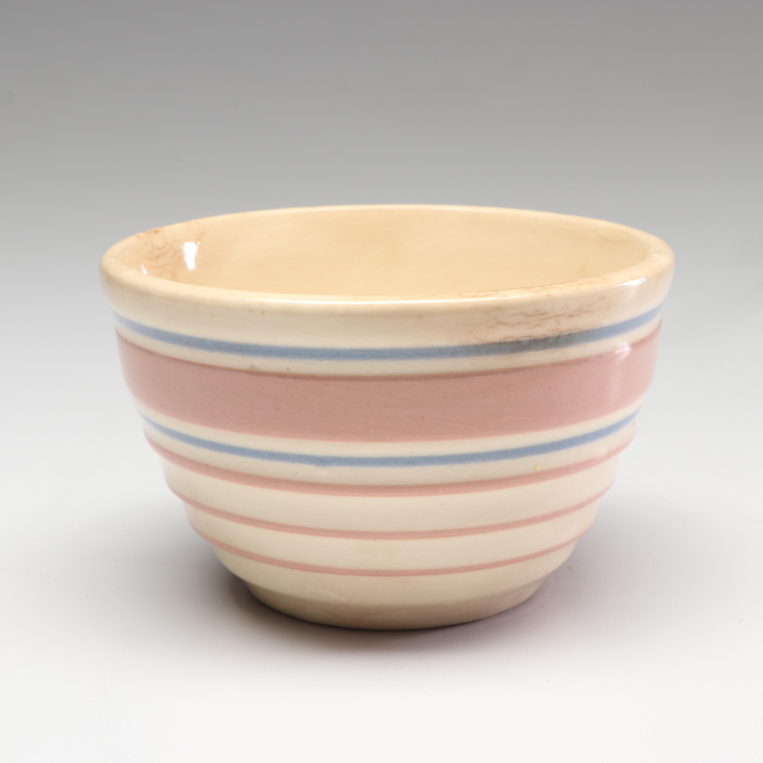 McCoy Stoneware Nesting Mixing Bowls, Mid-Century