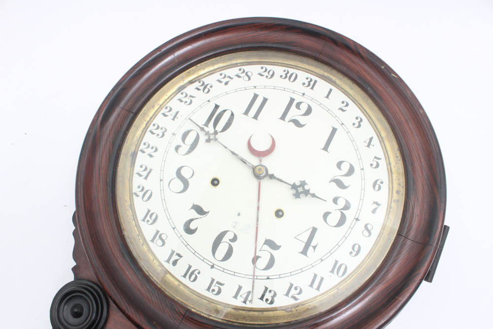 Charles Adams "Standard" Regulator Wall Clock