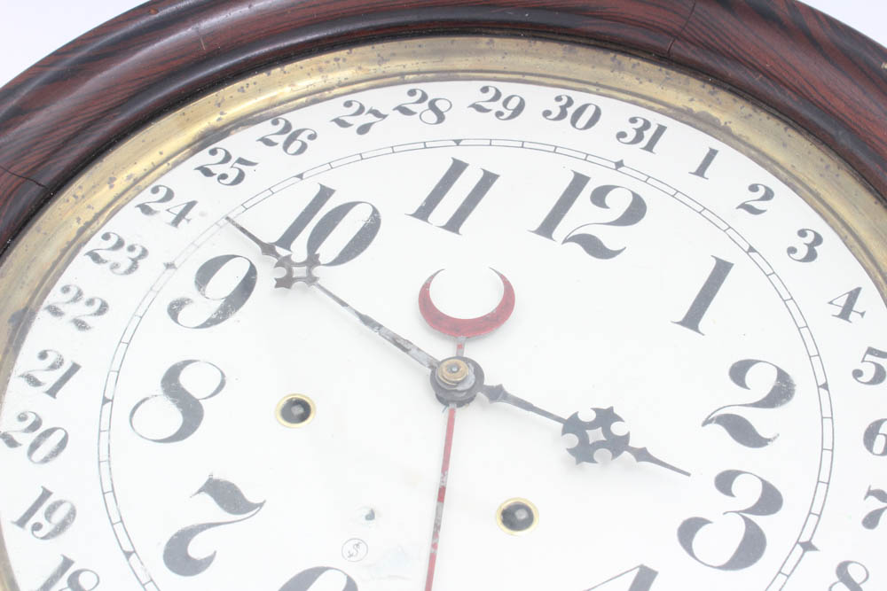 Charles Adams "Standard" Regulator Wall Clock