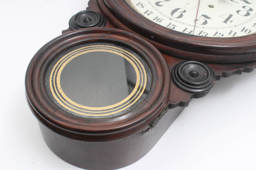 Charles Adams "Standard" Regulator Wall Clock