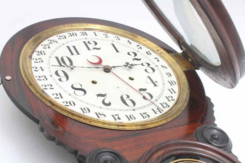 Charles Adams "Standard" Regulator Wall Clock