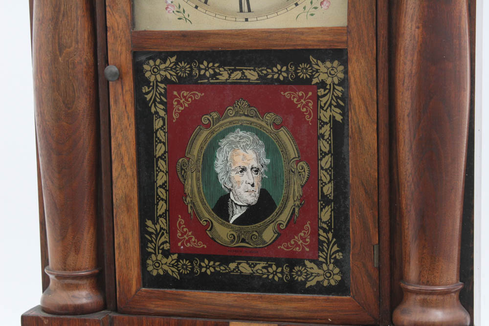 Seth Thomas "Andrew Jackson" Weight Driven Triple Decker Wall Clock