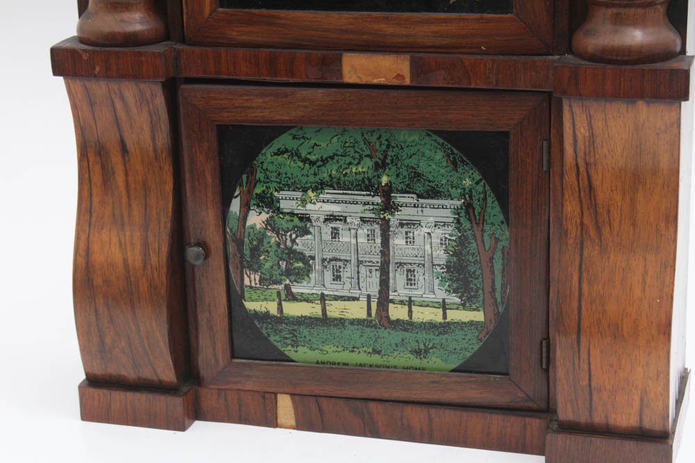 Seth Thomas "Andrew Jackson" Weight Driven Triple Decker Wall Clock