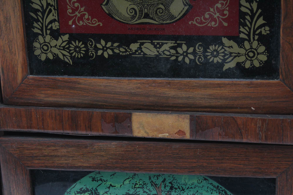 Seth Thomas "Andrew Jackson" Weight Driven Triple Decker Wall Clock