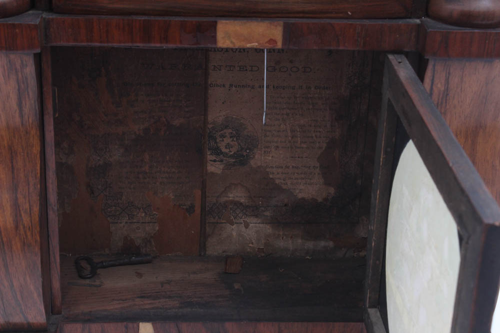 Seth Thomas "Andrew Jackson" Weight Driven Triple Decker Wall Clock