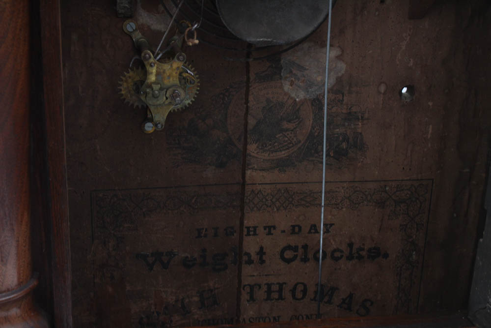 Seth Thomas "Andrew Jackson" Weight Driven Triple Decker Wall Clock